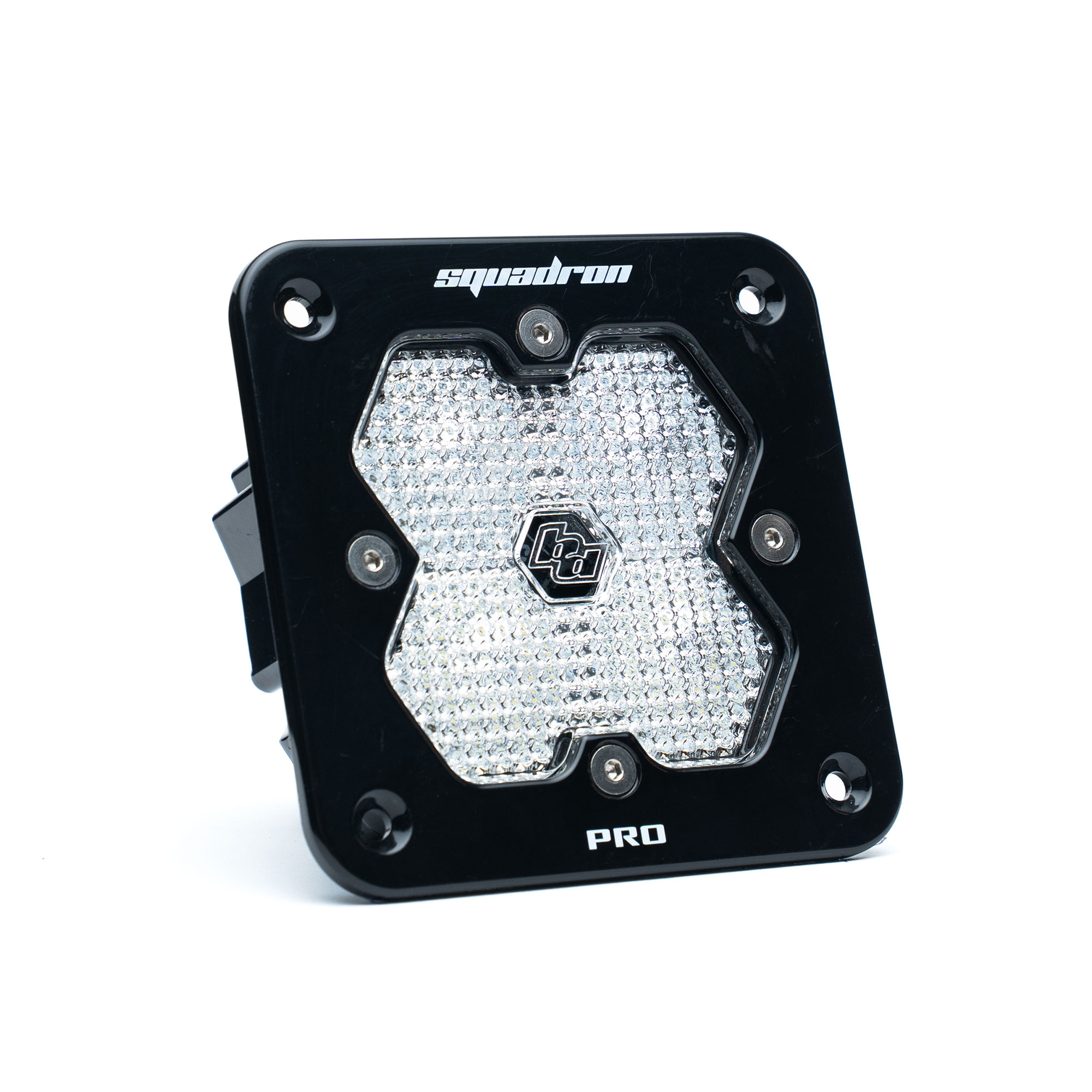 Baja Designs Squadron 2.0 Pro Black Flush Mount LED Auxiliary Light Pod Single