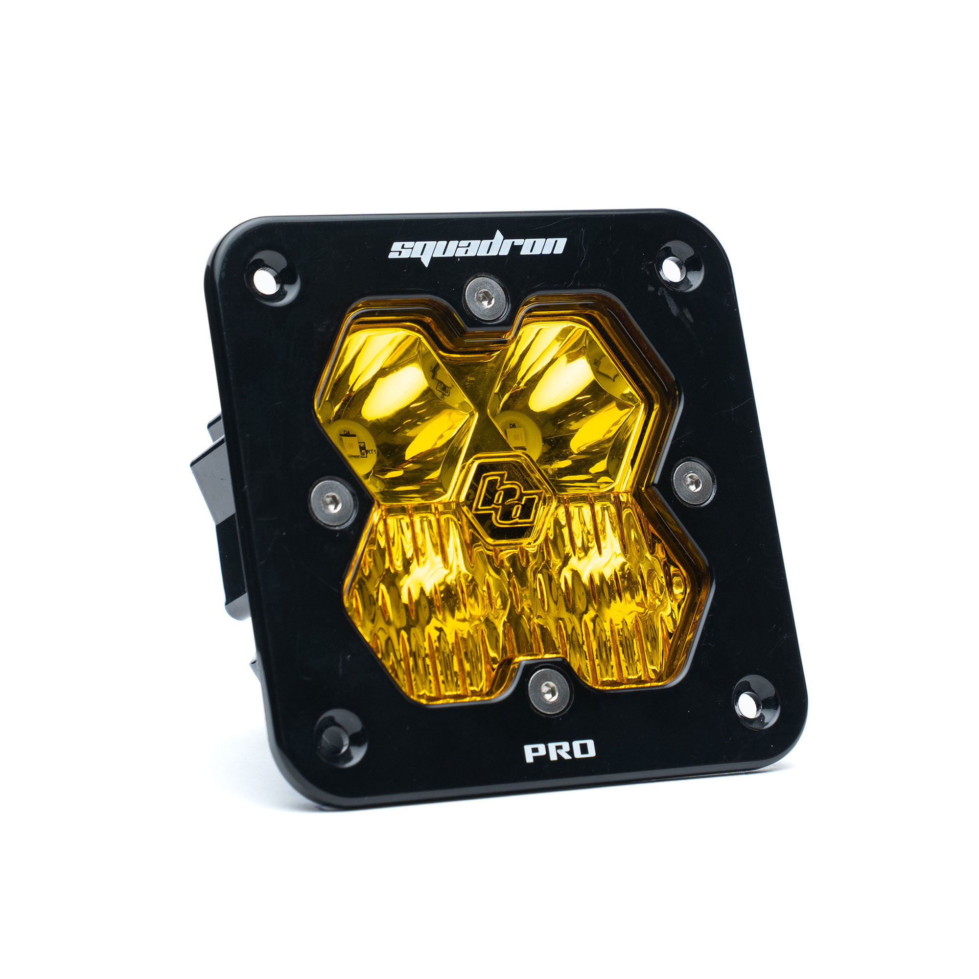 Baja Designs Squadron 2.0 Pro Black Flush Mount LED Auxiliary Light Pod Single