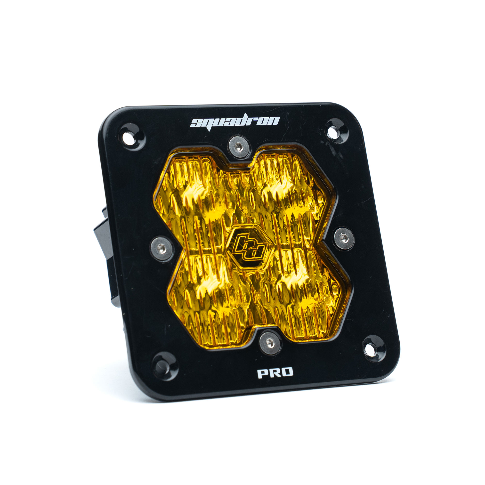 Baja Designs Squadron 2.0 Pro Black Flush Mount LED Auxiliary Light Pod Single