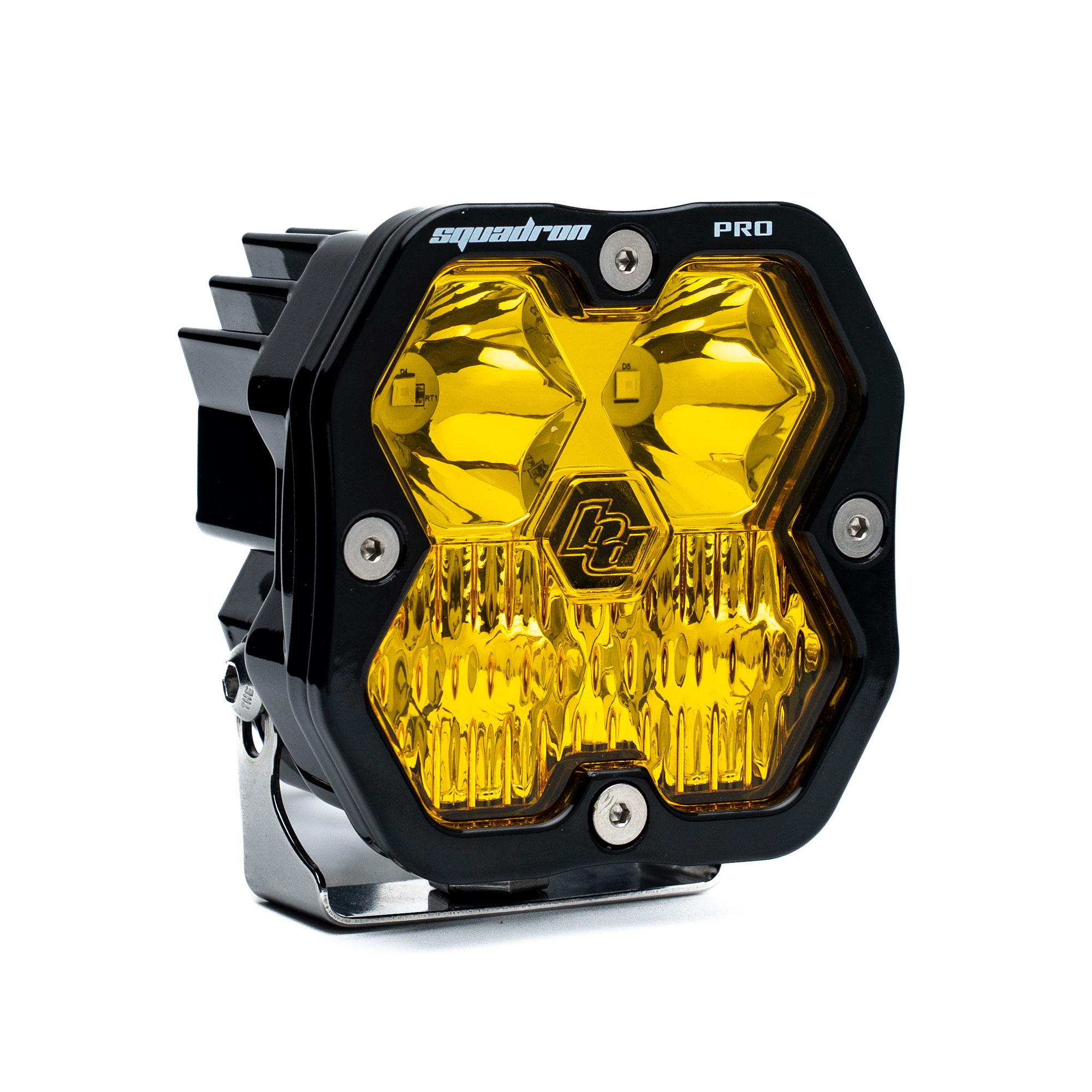 Baja Designs Squadron 2.0 Pro Black LED Auxiliary Light Pod Single