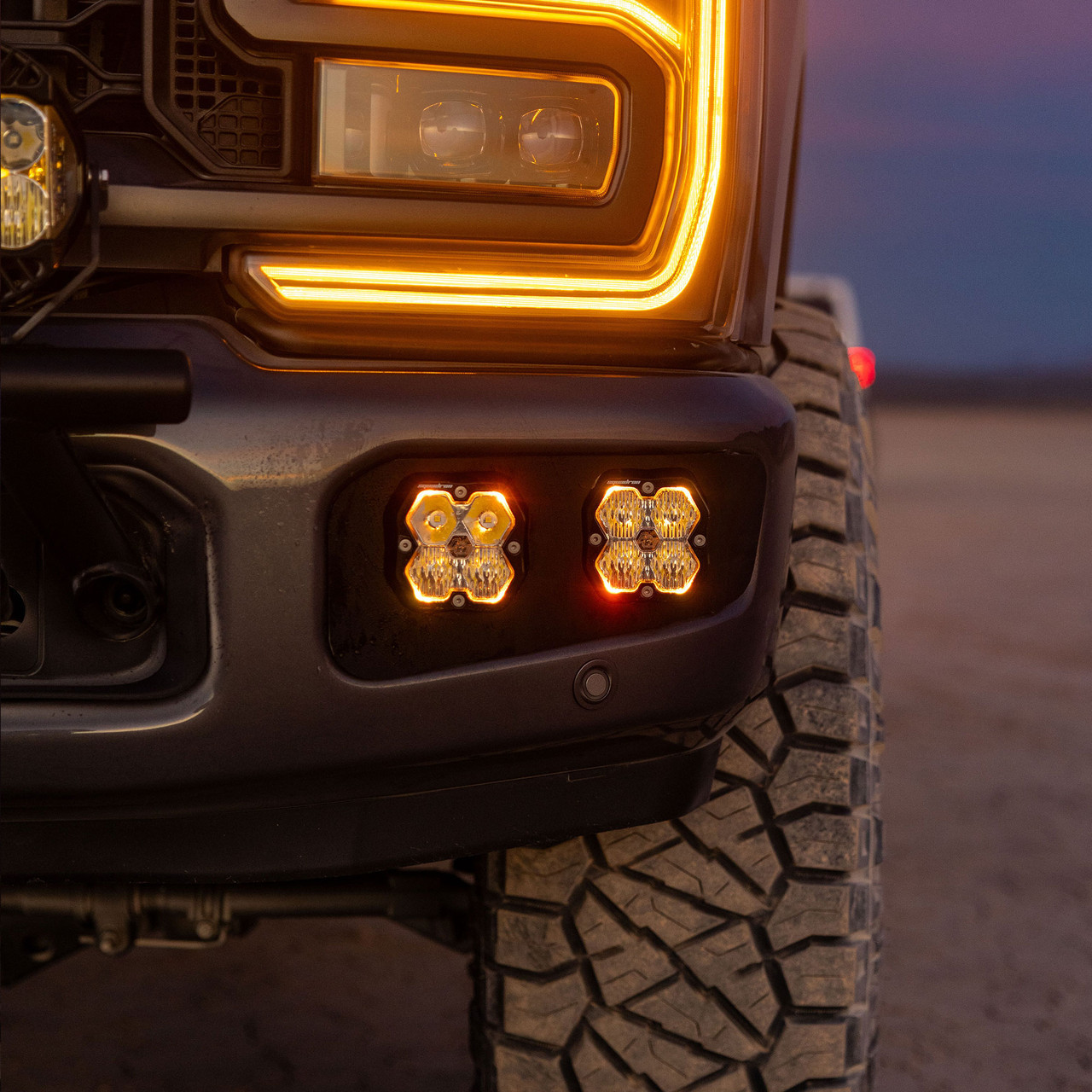 Baja Designs Squadron 2.0 Pro Dual Fog Pocket Light Kit - Ford 2023-26 F-250/350 Super Duty