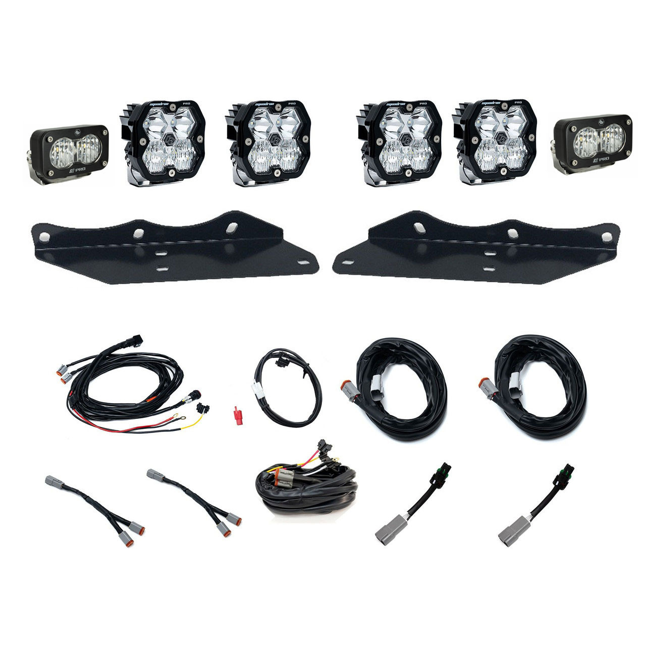 Baja Designs Squadron 2.0 Pro/S2 Pro "Unlimited" Fog Pocket Light Kit - Ford 2017-20 F-150 Raptor