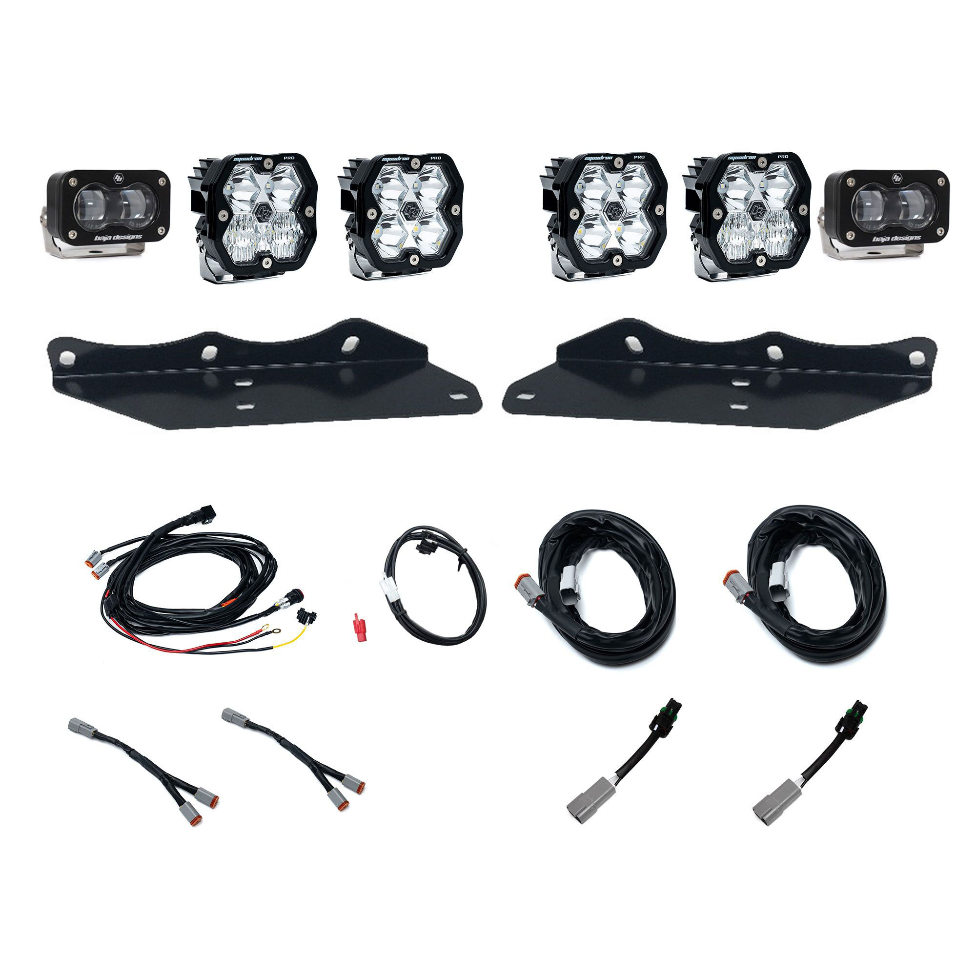 Baja Designs Squadron 2.0 Pro/S2 SAE "Pro" Fog Pocket Light Kit - Ford 2017-20 F-150 Raptor