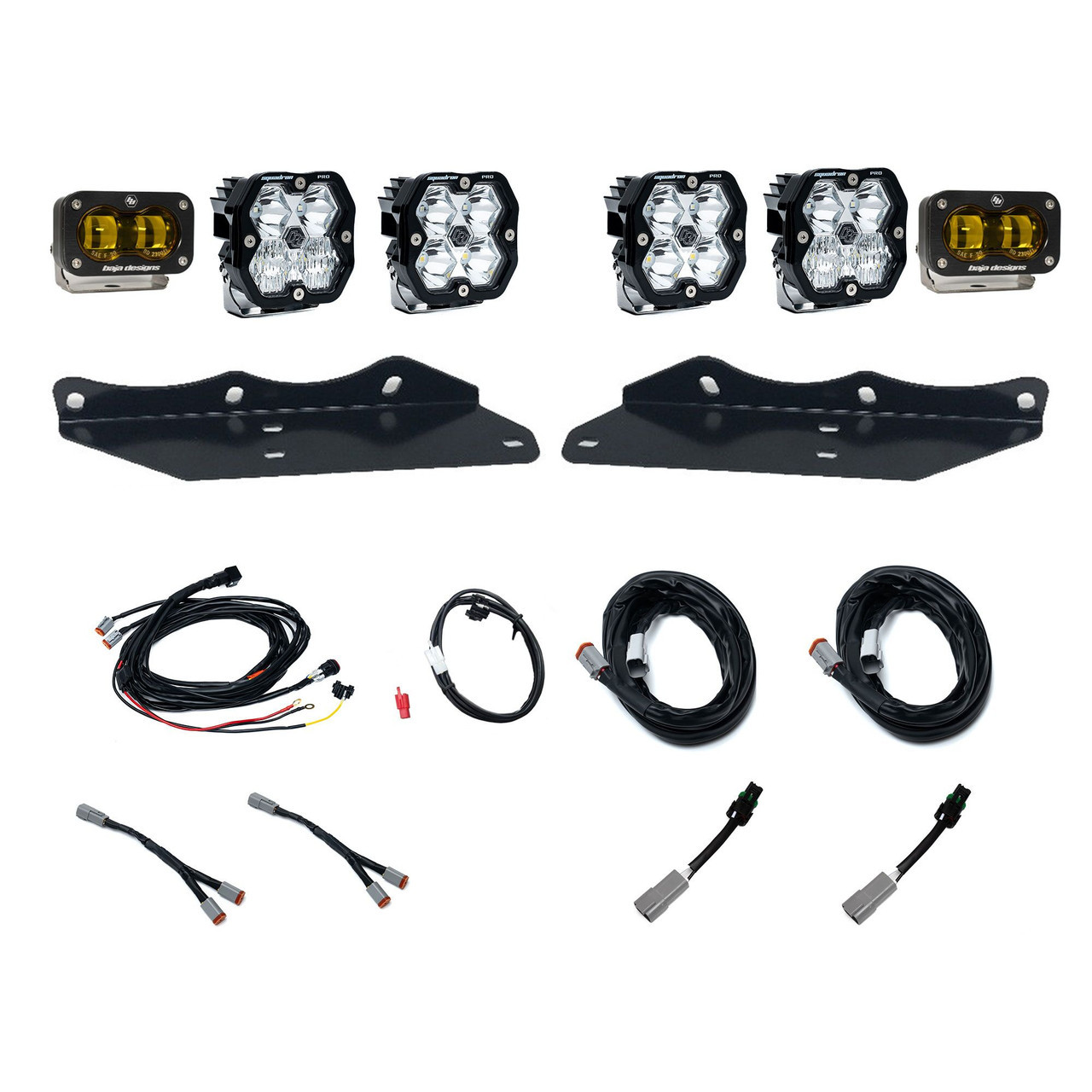 Baja Designs Squadron 2.0 Pro/S2 SAE "Pro" Fog Pocket Light Kit - Ford 2017-20 F-150 Raptor