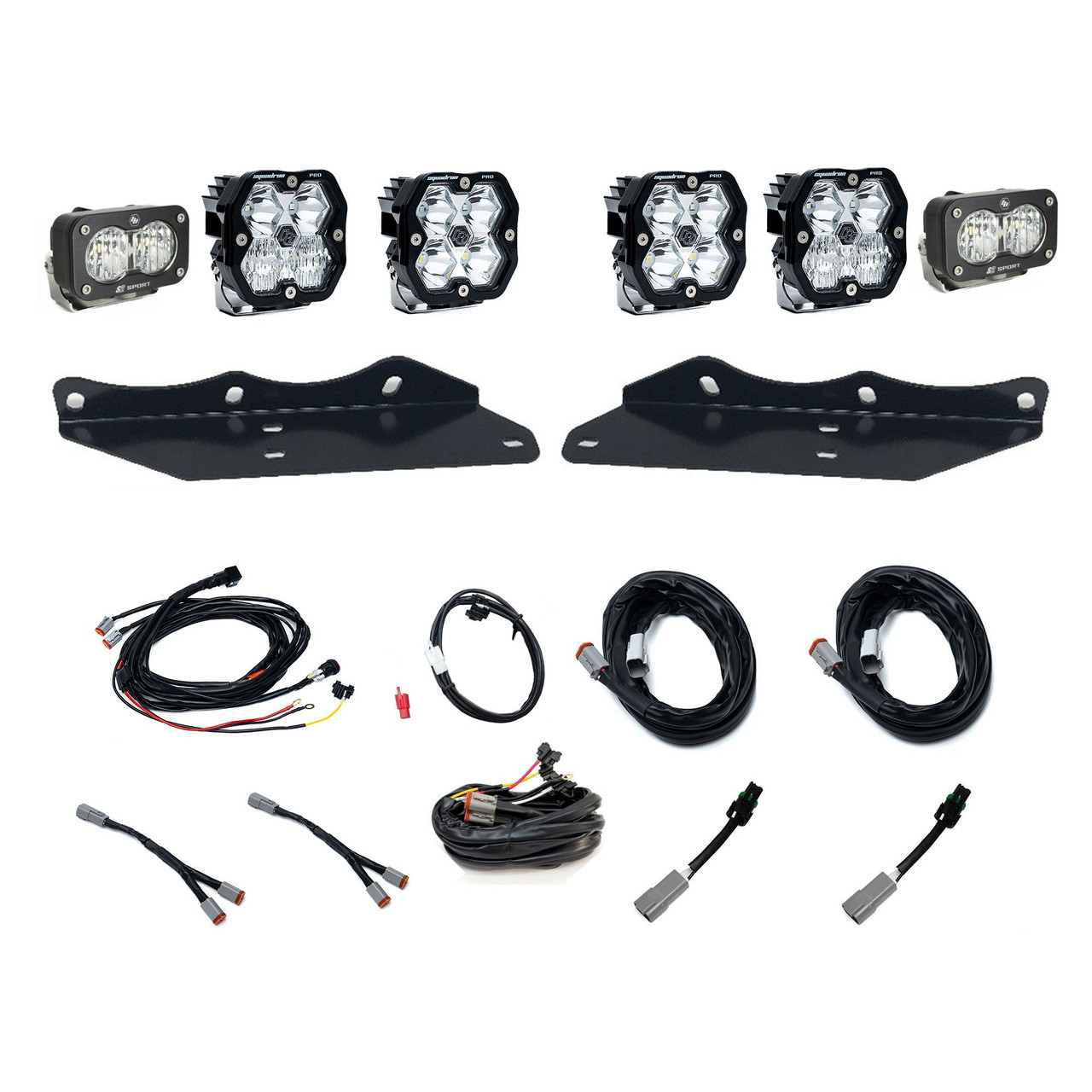 Baja Designs Squadron 2.0 Pro/S2 Sport Fog Pocket Light Kit - Ford 2017-20 F-150 Raptor