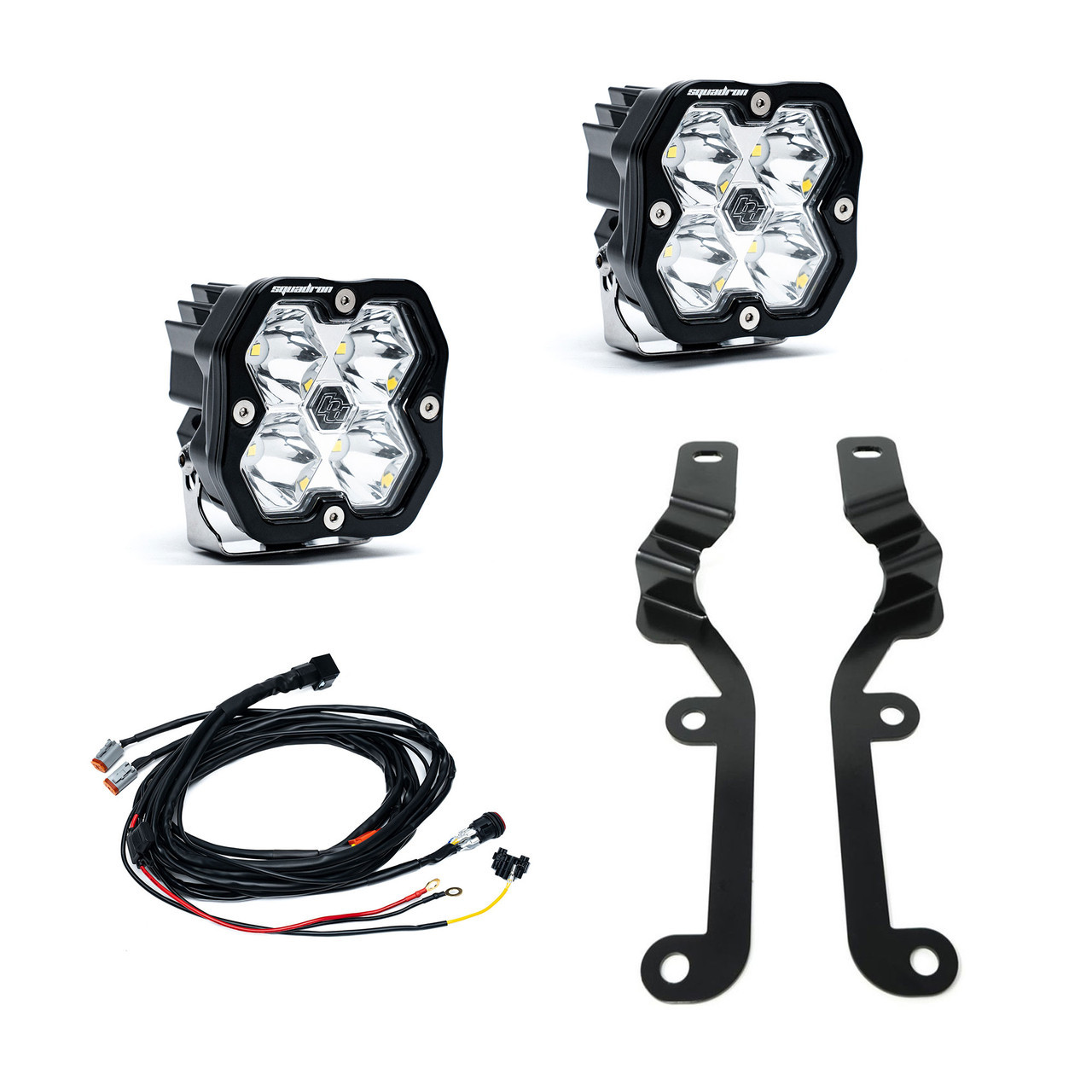 Baja Designs Squadron 2.0 Sport A-Pillar Light Kit - Chevrolet 2019-24 Silverado 1500