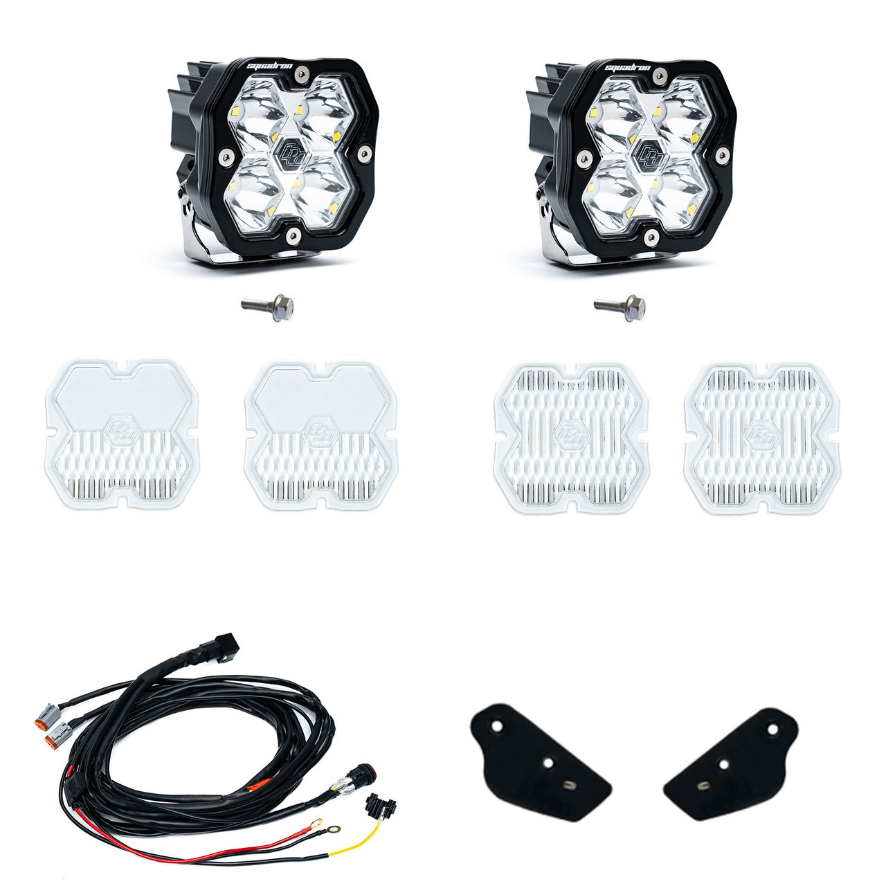 Baja Designs Squadron 2.0 Sport A-Pillar Light Kit - Ford 2021-26 Bronco 2022-24 Bronco Raptor