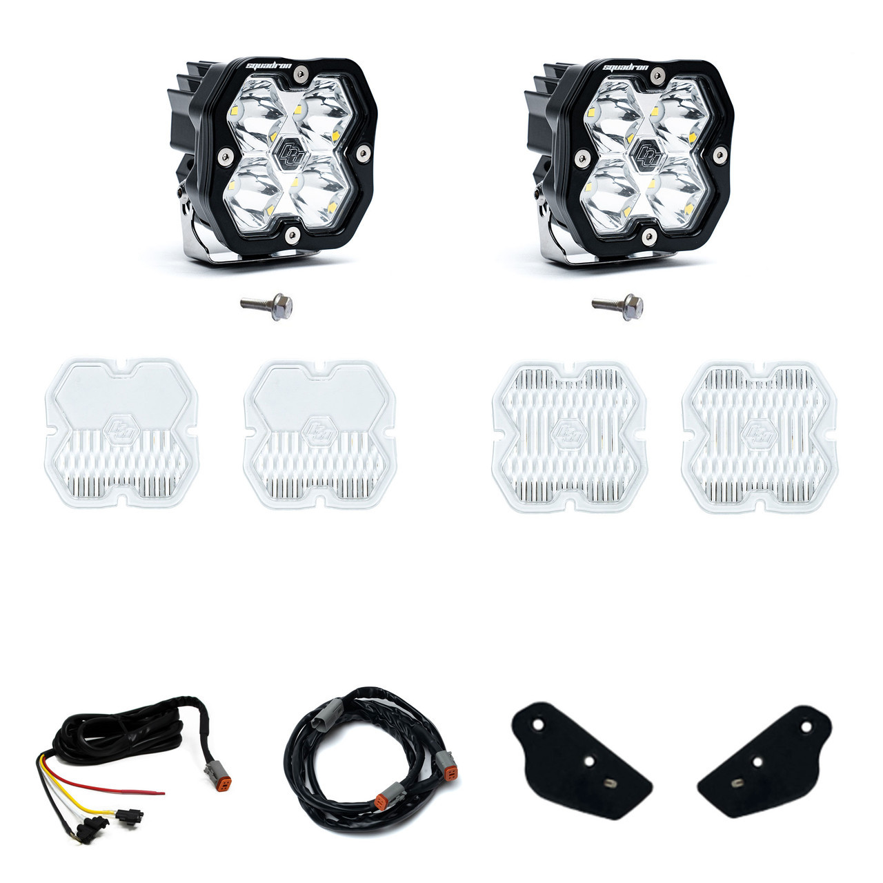Baja Designs Squadron 2.0 Sport A-Pillar Light Kit - Ford 2021-26 Bronco 2022-24 Bronco Raptor