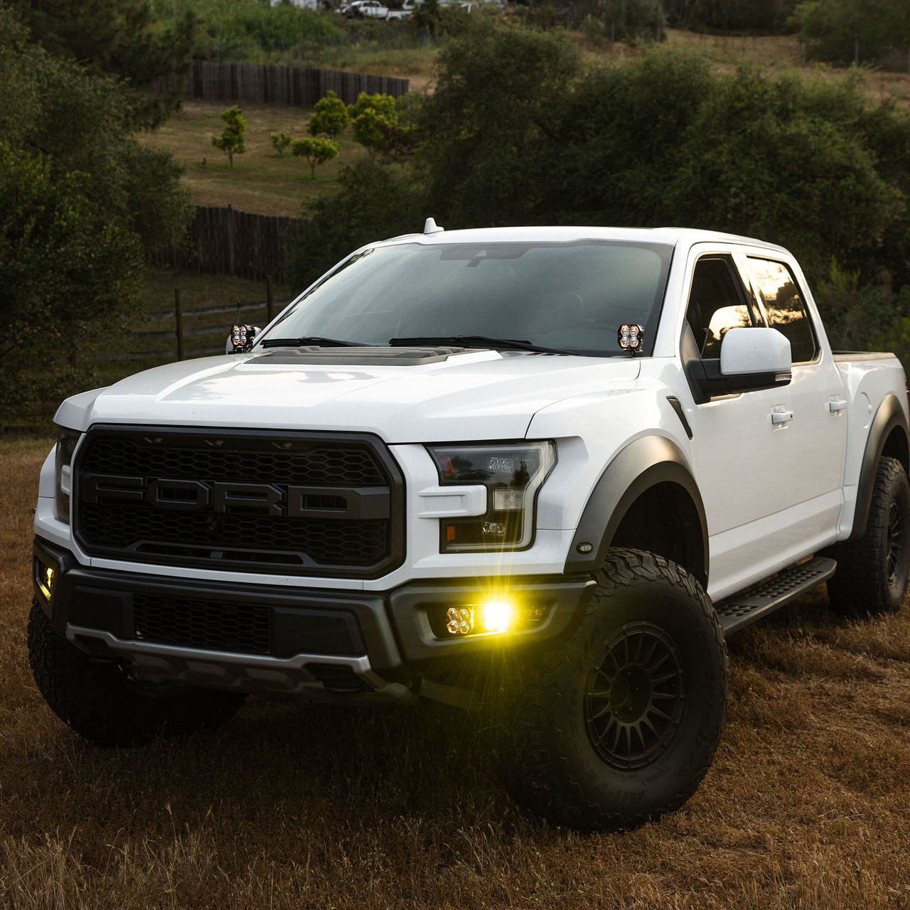 Baja Designs Squadron 2.0 Sport A-Pillar Light Kit - Ford 2015-20 F-150 2017-20 F-150 Raptor