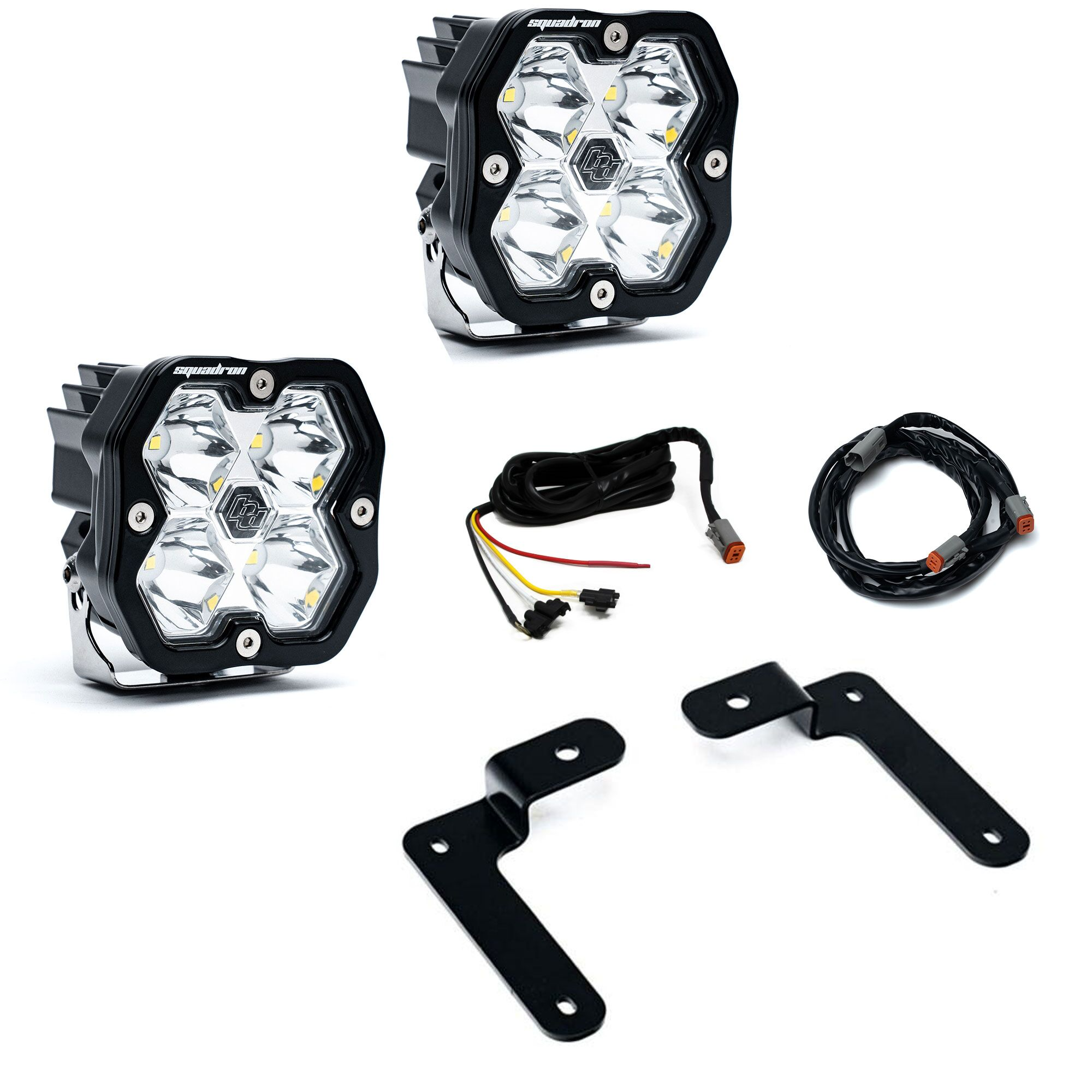 Baja Designs Squadron 2.0 Sport A-Pillar Light Kit - Jeep Wrangler JL/Gladiator JT