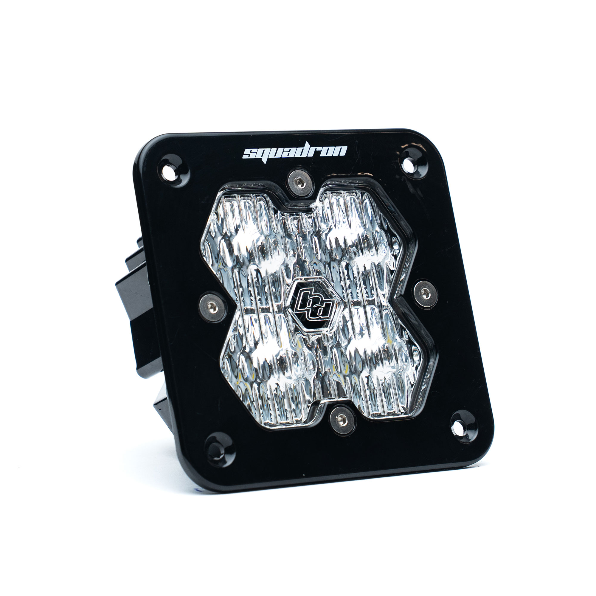 Baja Designs Squadron 2.0 Sport Black Flush Mount LED Auxiliary Light Pod Single