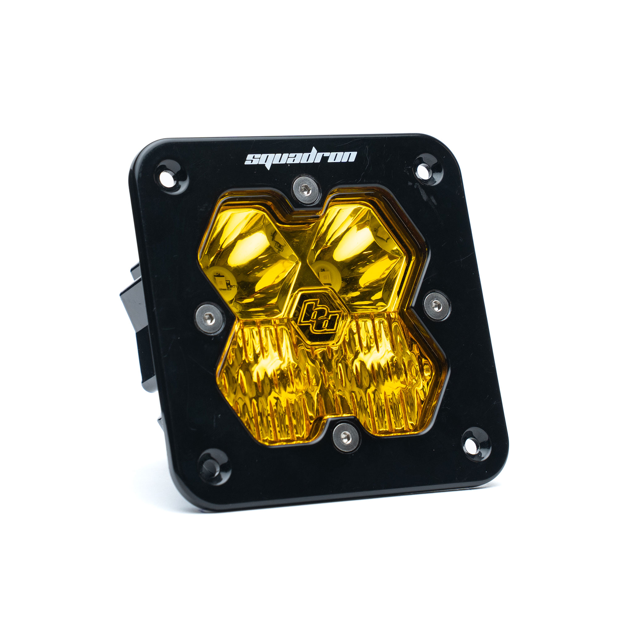 Baja Designs Squadron 2.0 Sport Black Flush Mount LED Auxiliary Light Pod Single