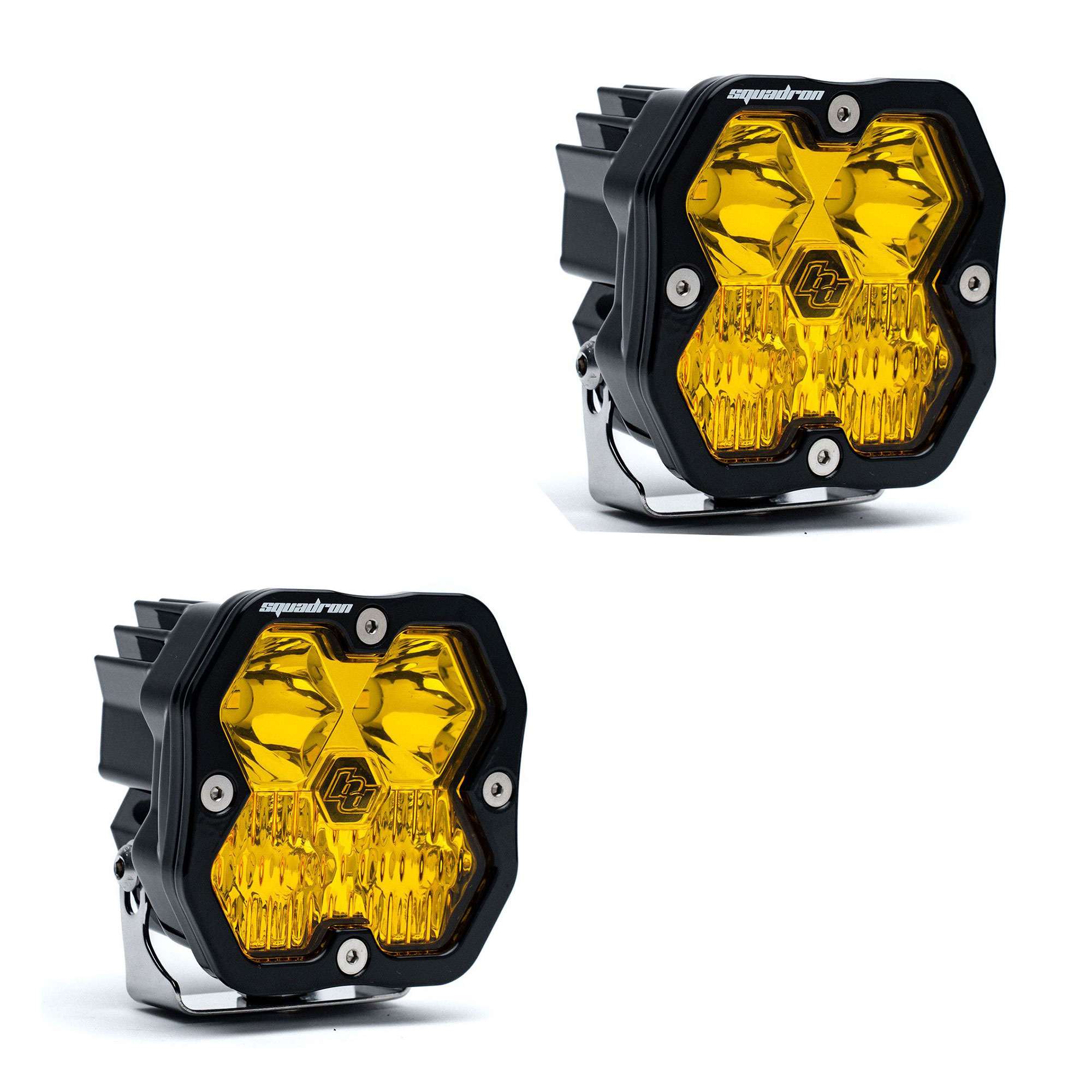 Baja Designs Squadron 2.0 Sport Black LED Auxiliary Light Pod Pair