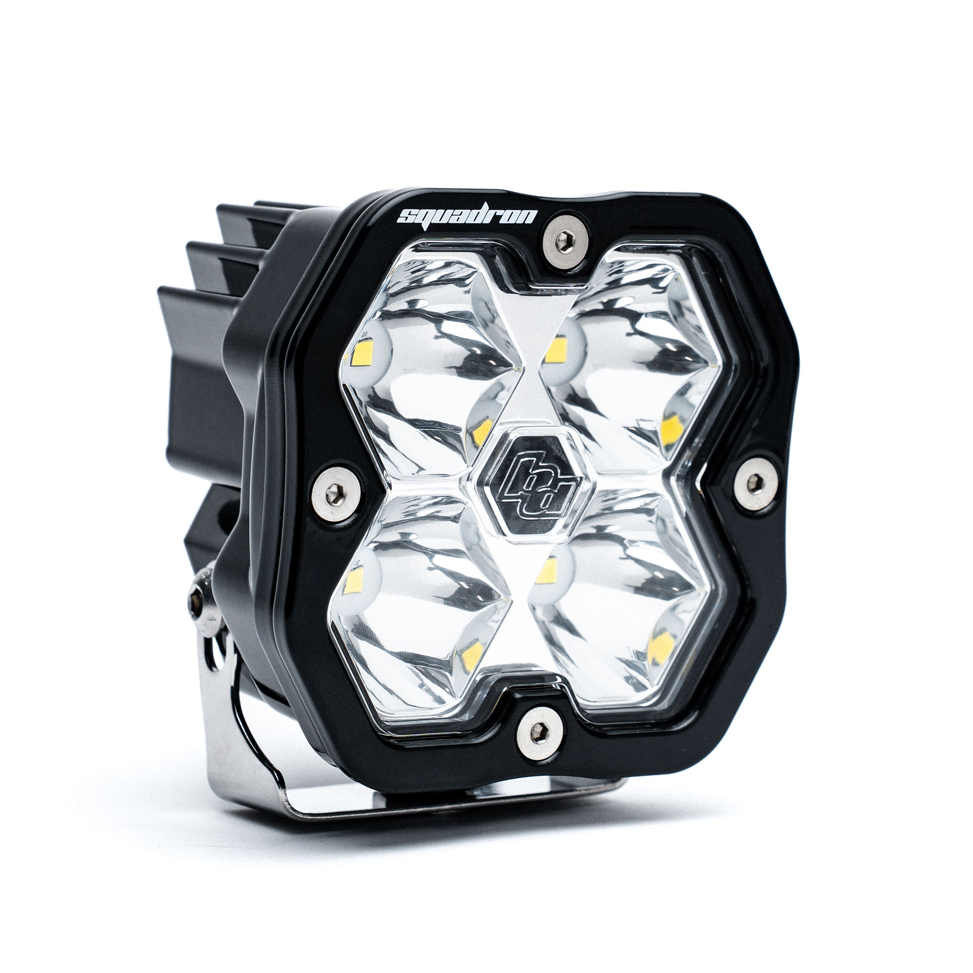 Baja Designs Squadron 2.0 Sport Black LED Auxiliary Light Pod Single
