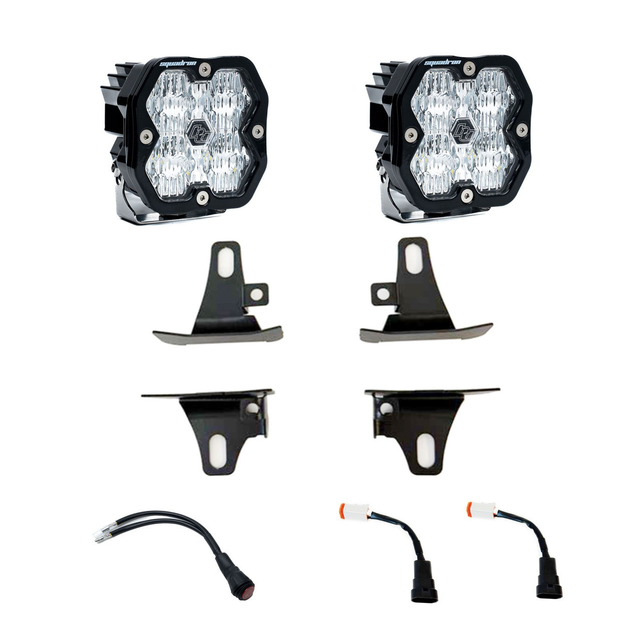Baja Designs Squadron 2.0 Sport Fog Pocket Light Kit - Ford 2015-20 F-150 2017-22 F-250/350 Super Duty