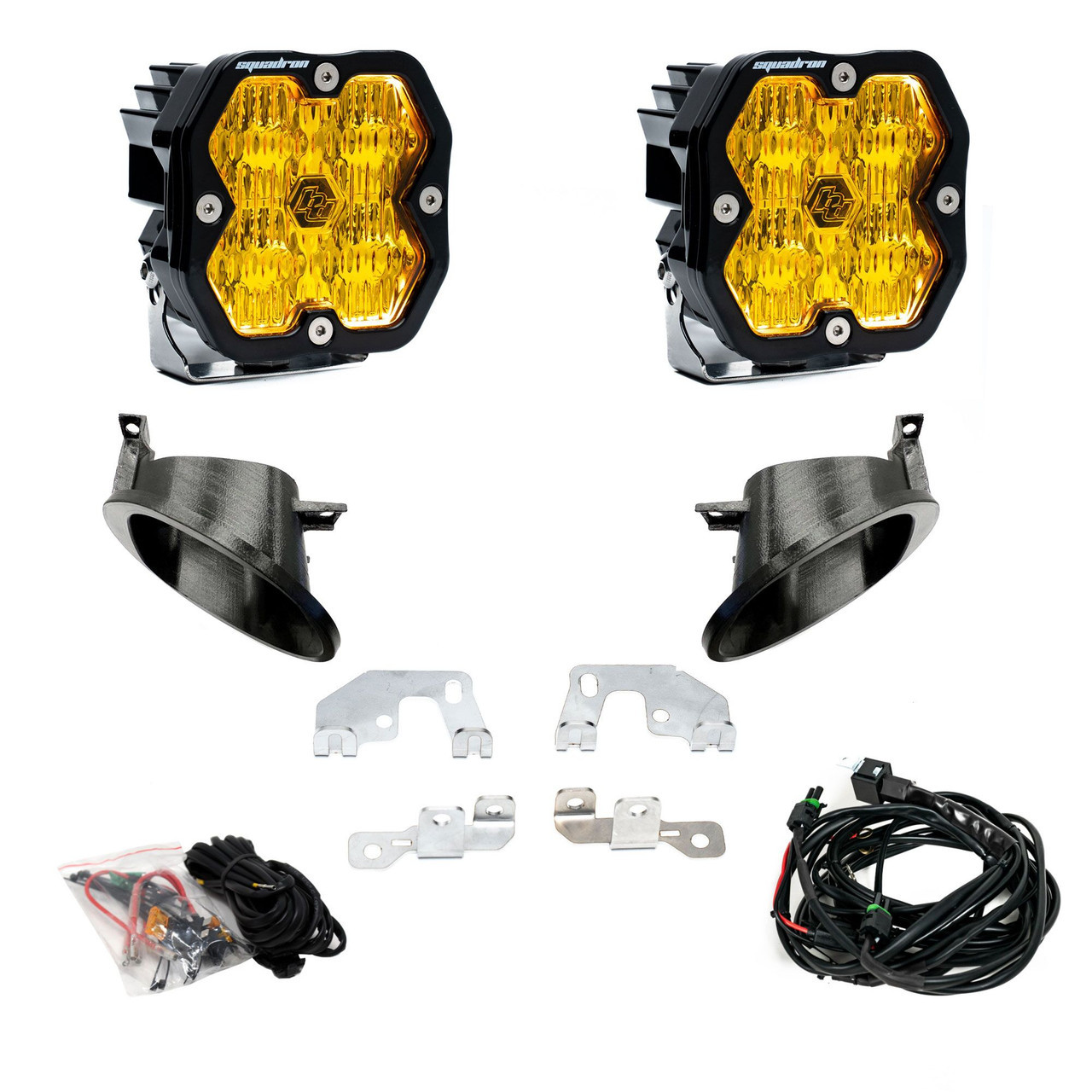 Baja Designs Squadron 2.0 Sport Fog Pocket Light Kit - Mercedes 2014-18 Sprinter Van 2500/3500