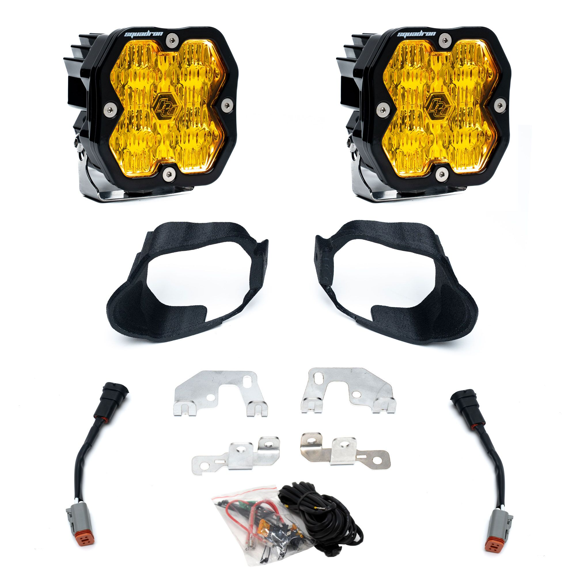 Baja Designs Squadron 2.0 Sport Fog Pocket Light Kit - Mercedes 2019-26 Sprinter Van 1500/2500/3500/3500XD
