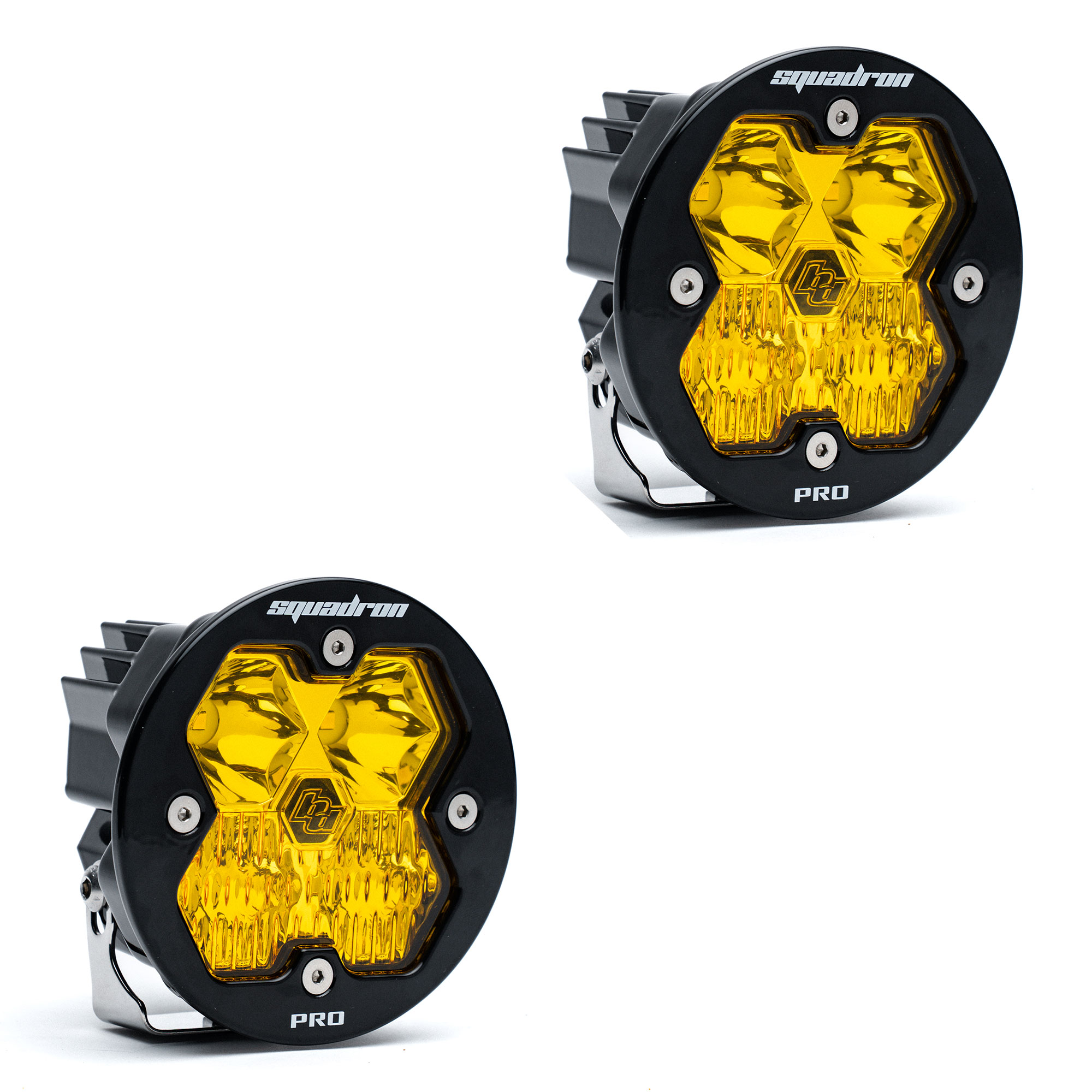 Baja Designs Squadron-R 2.0 Pro Black LED Auxiliary Light Pod Pair