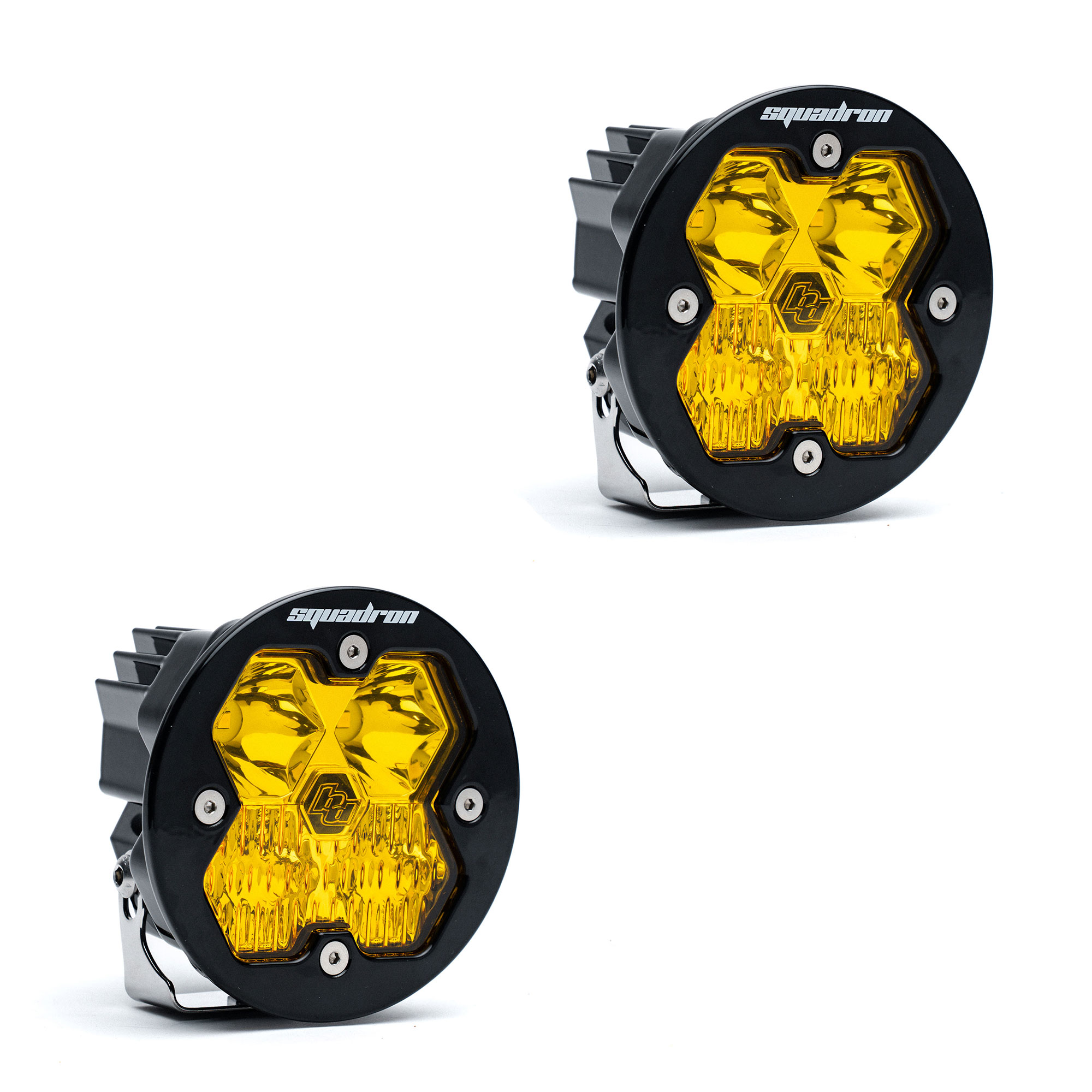 Baja Designs Squadron-R 2.0 Sport Black LED Auxiliary Light Pod Pair