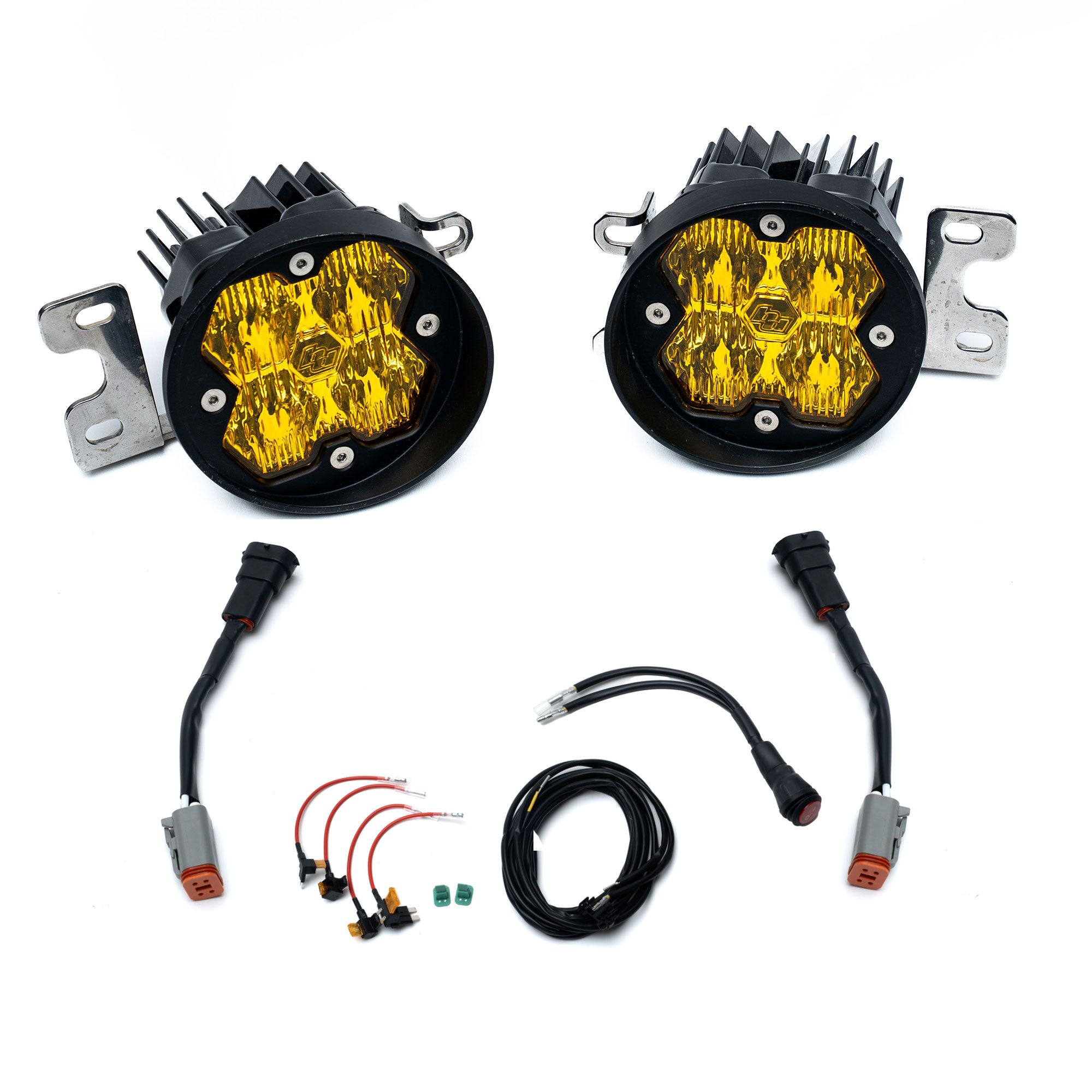 Baja Designs Squadron-R 2.0 Sport Fog Pocket Light Kit - Toyota 2016-21 RAV4 2014-19 Highlander