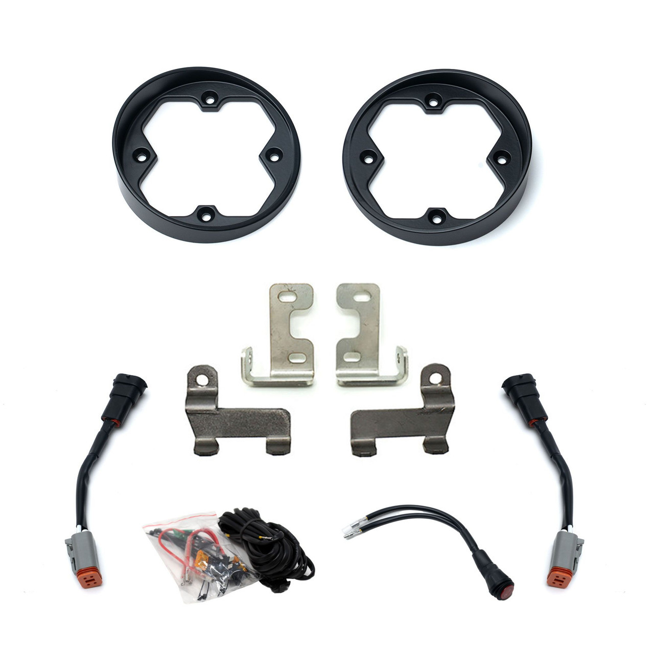 Baja Designs Squadron-R 2.0 Toyota Fog Pocket Light Mount Kit - Toyota 2010-24 4Runner 2012-23 Tacoma 2014-21 Tundra