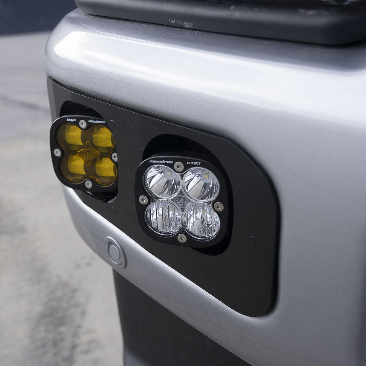 Baja Designs Squadron SAE/Sport Dual Fog Pocket Light Kit 2023-2025 Ford F-250/F-350 Super Duty