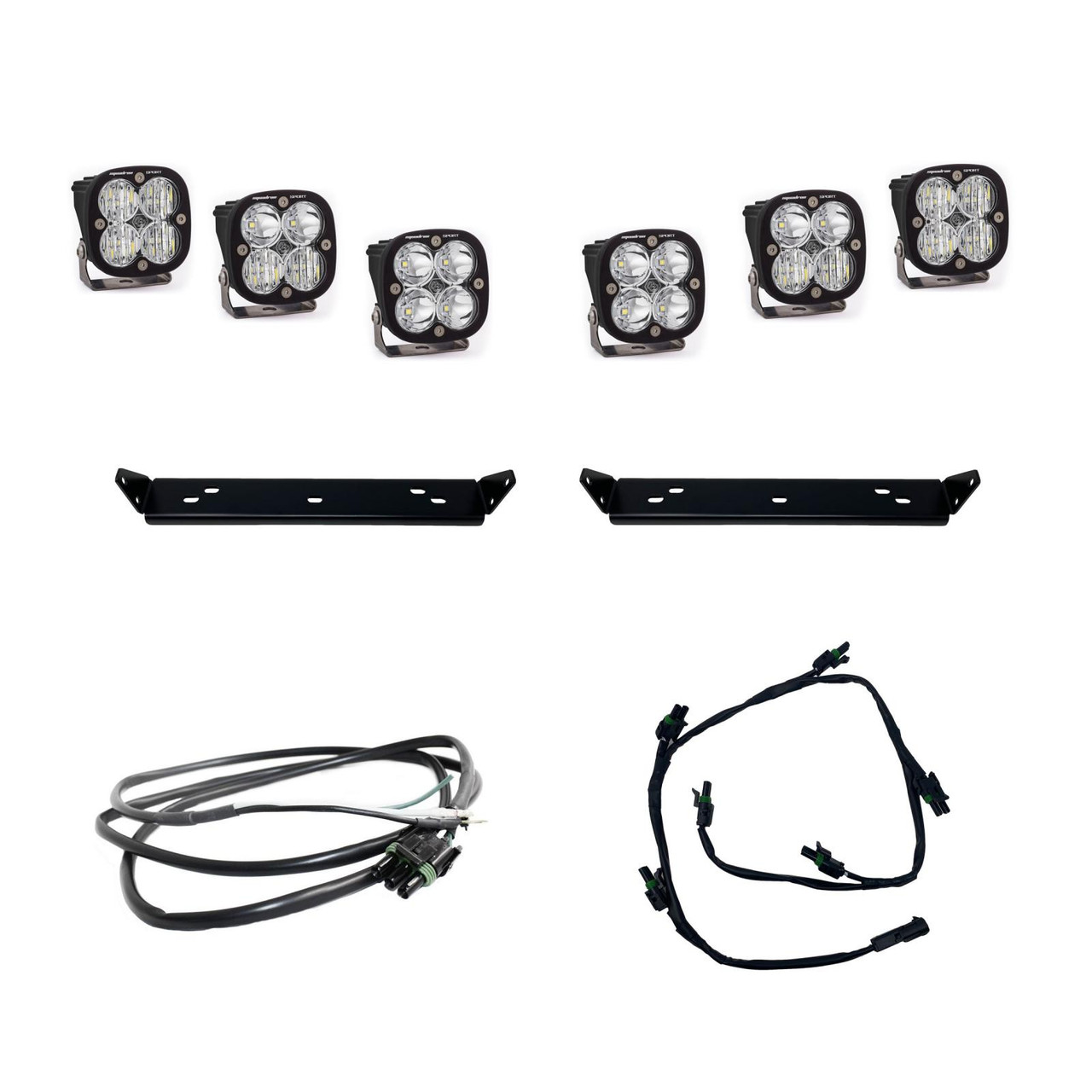 Baja Designs Squadron Sport Behind Grille Light Kit - 2021-2025 Ford Raptor/2024-2025 Raptor 37/R