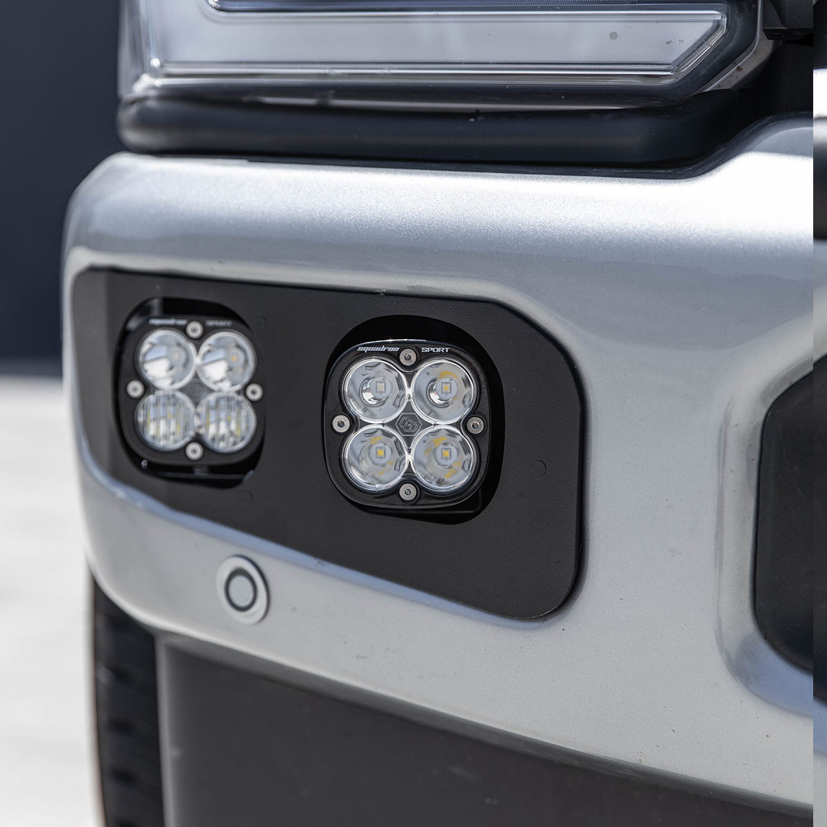 Baja Designs Squadron Sport Dual Fog Pocket Light Kit 2023-2025 Ford F-250/F-350 Super Duty