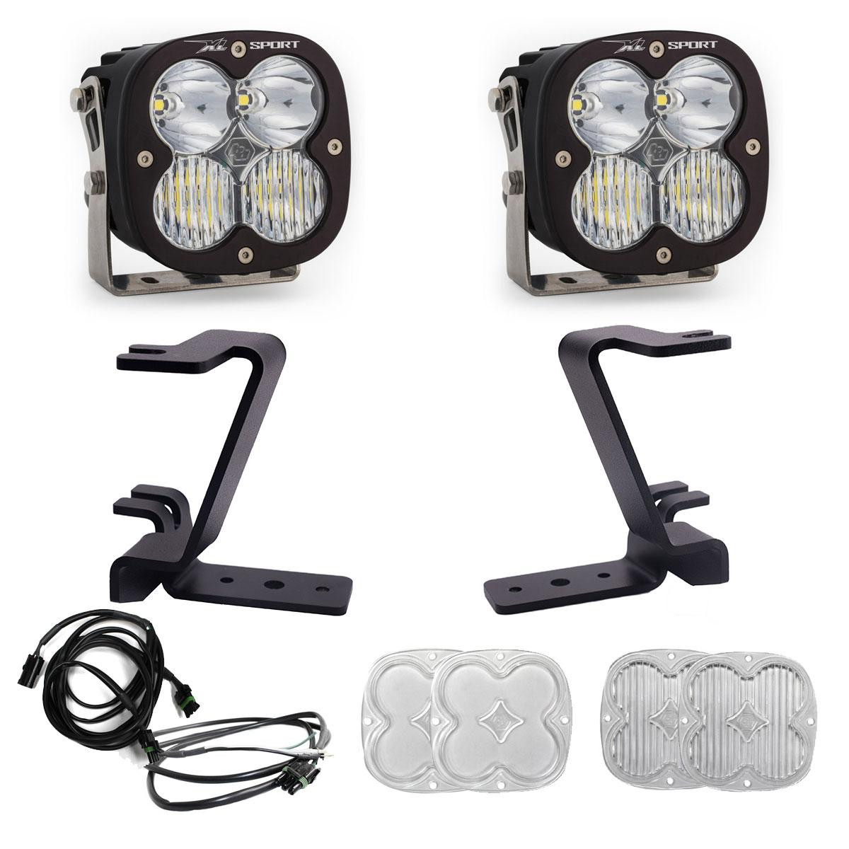 Baja Designs XL Sport A-Pillar Light Kit 2023-2025 Ford F-250/F-350 Super Duty