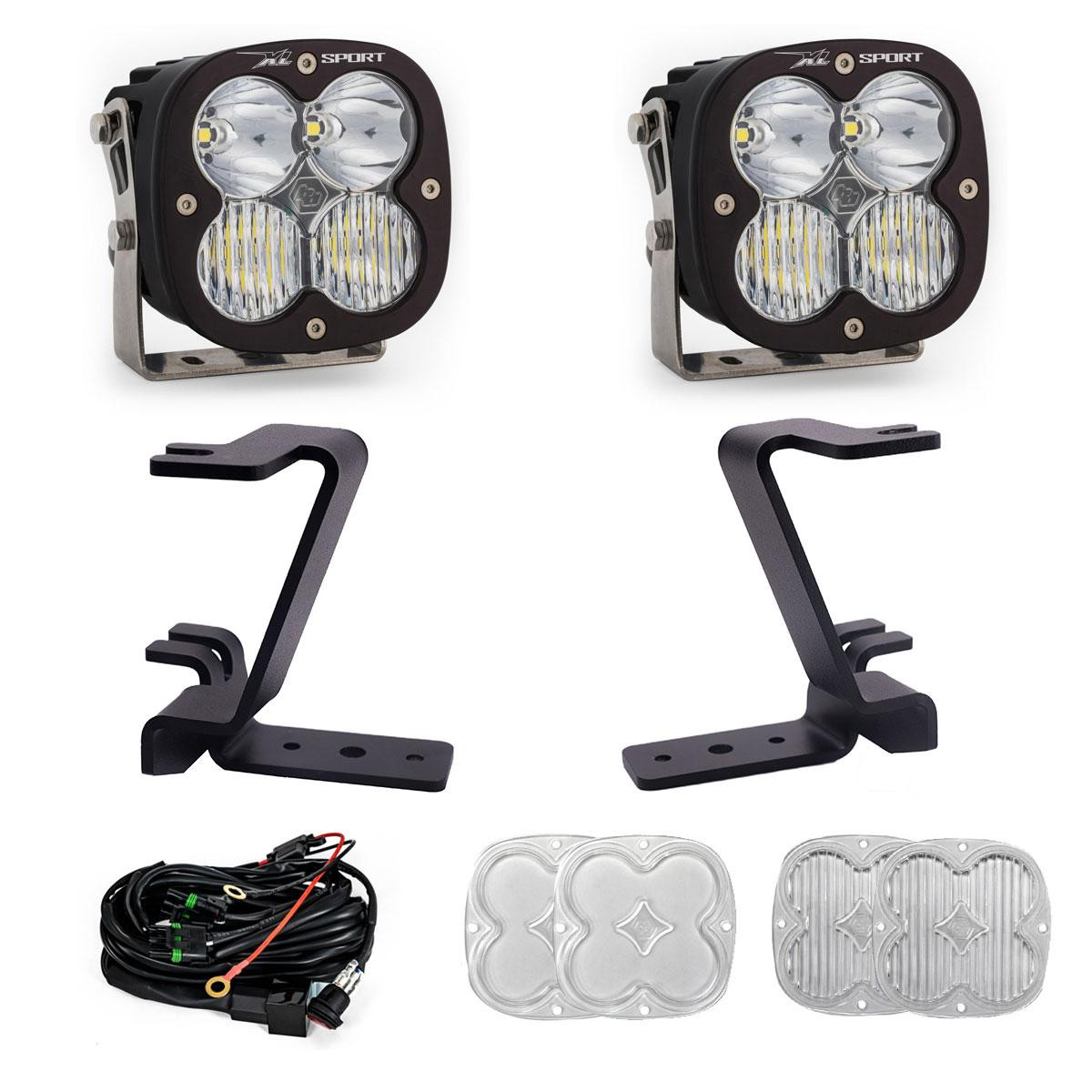 Baja Designs XL Sport A-Pillar Light Kit 2023-2025 Ford F-250/F-350 Super Duty