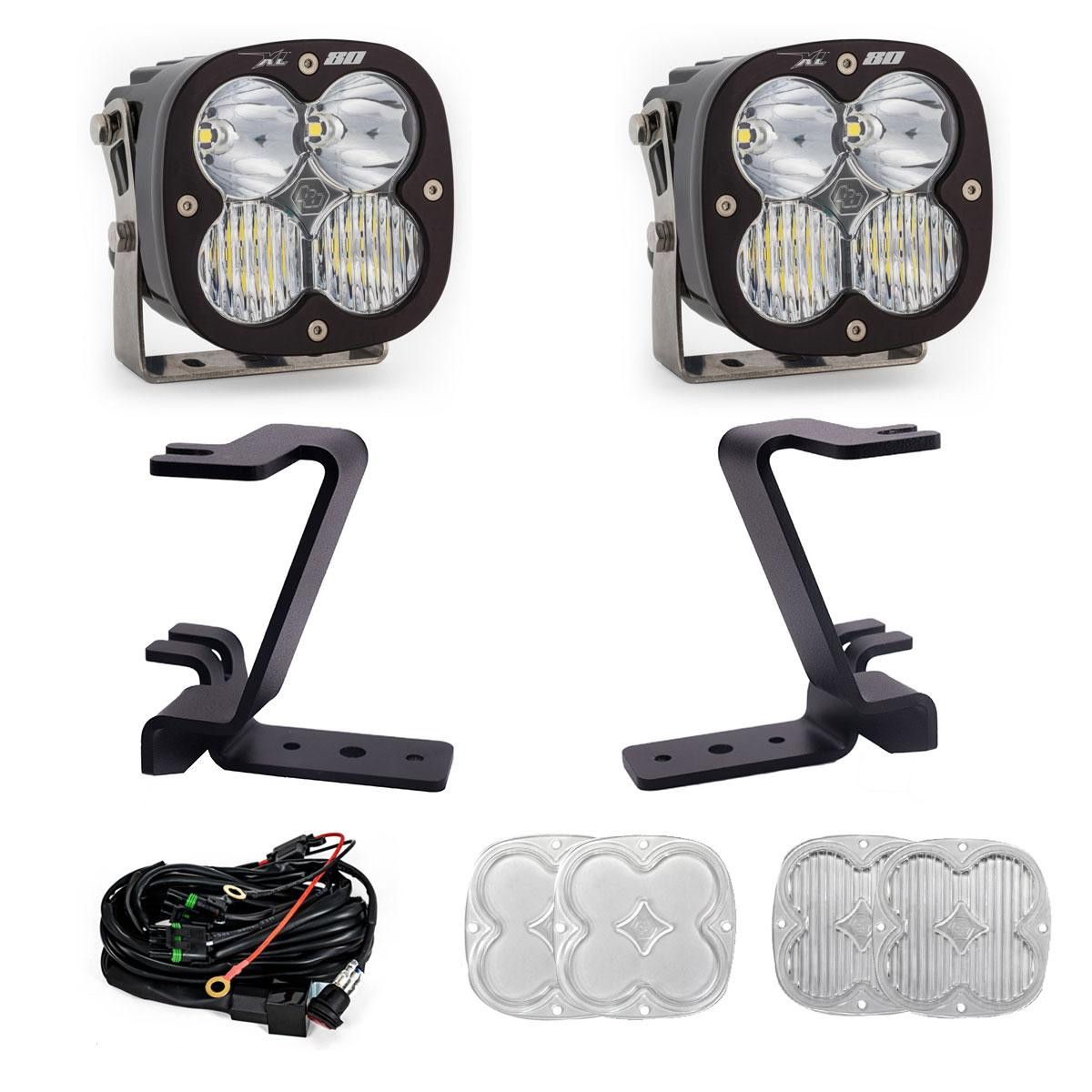 Baja Designs XL80 A-Pillar Light Kit 2023-2025 Ford F-250/F-350 Super Duty