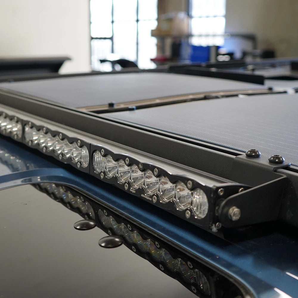 Baja Designs Roof Rack Light Bar Kit for INEOS Grenadier by Agile Offroad