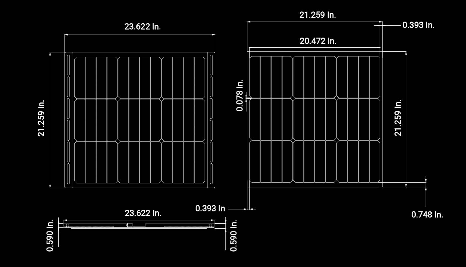 Sunflare XPLOR Blox - 50W Vehicle Solar Panel