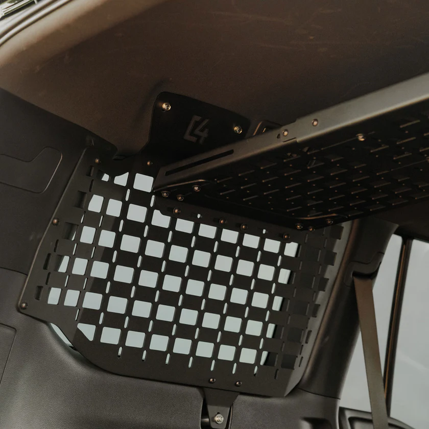 C4 Fabrication 2024-2026 Toyota Land Cruiser 250 Add-On Shelf For Rear Window Molle Panels