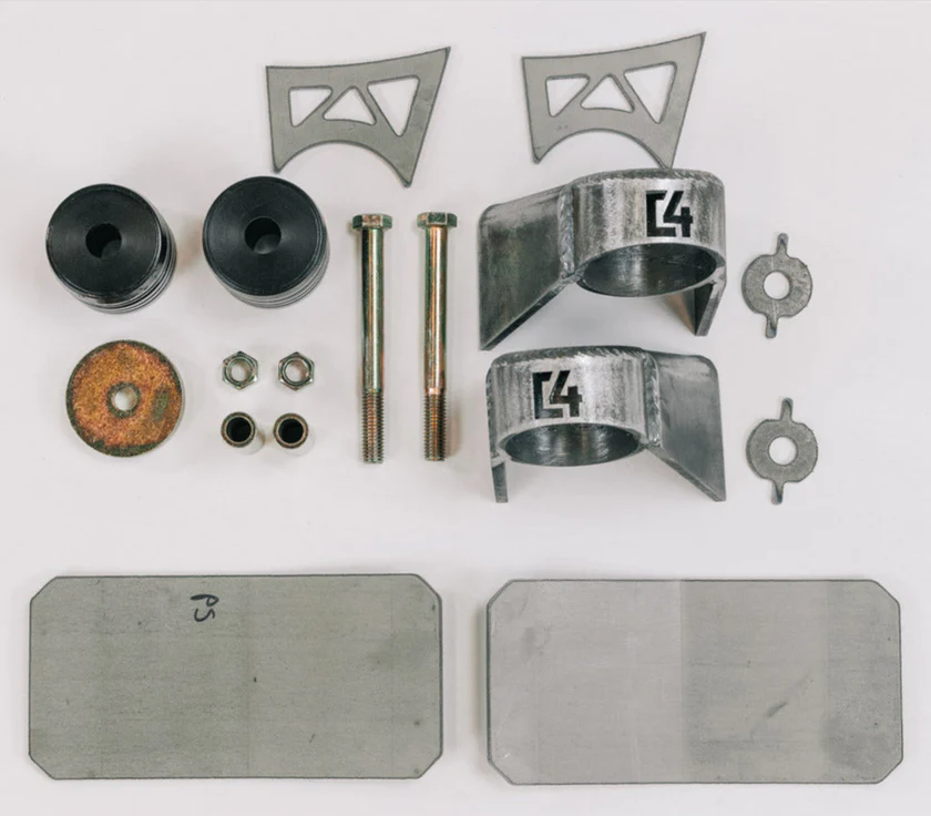 C4 Fabrication 2nd Gen Tacoma (2005-2015) Body Mount Relocation