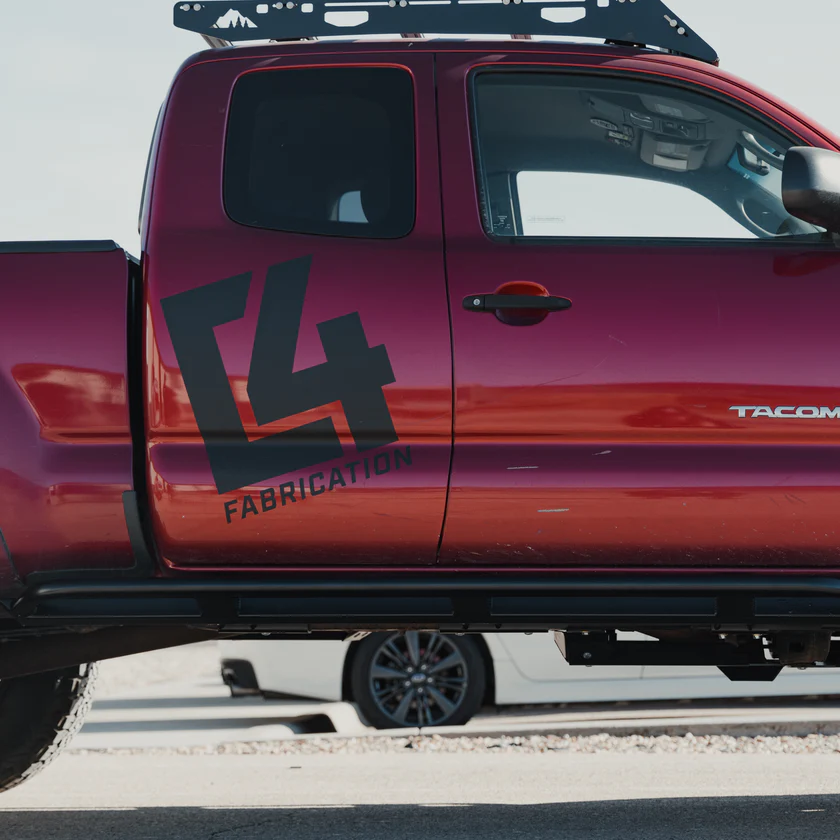 C4 Fabrication 2nd Gen Tacoma Rock Runner Sliders 2005-2015