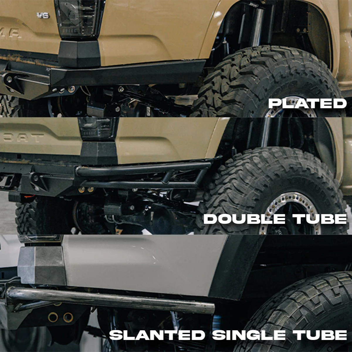 C4 Fabrication 3rd Gen Tacoma Rock Runner High Clearance Rear Bumper 2016-2023