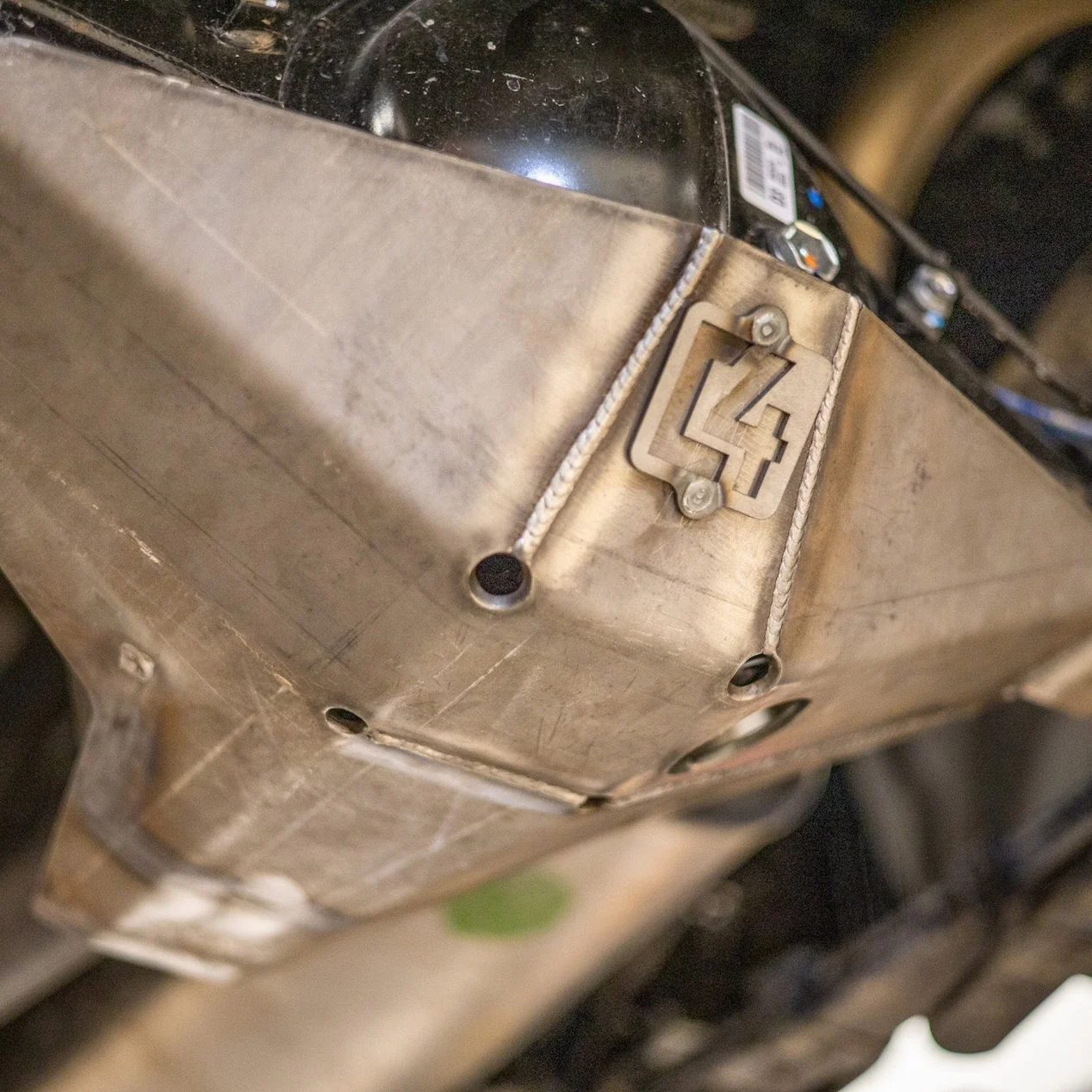 C4 Fabrication Tacoma T3 Rear Differential Skid Plate