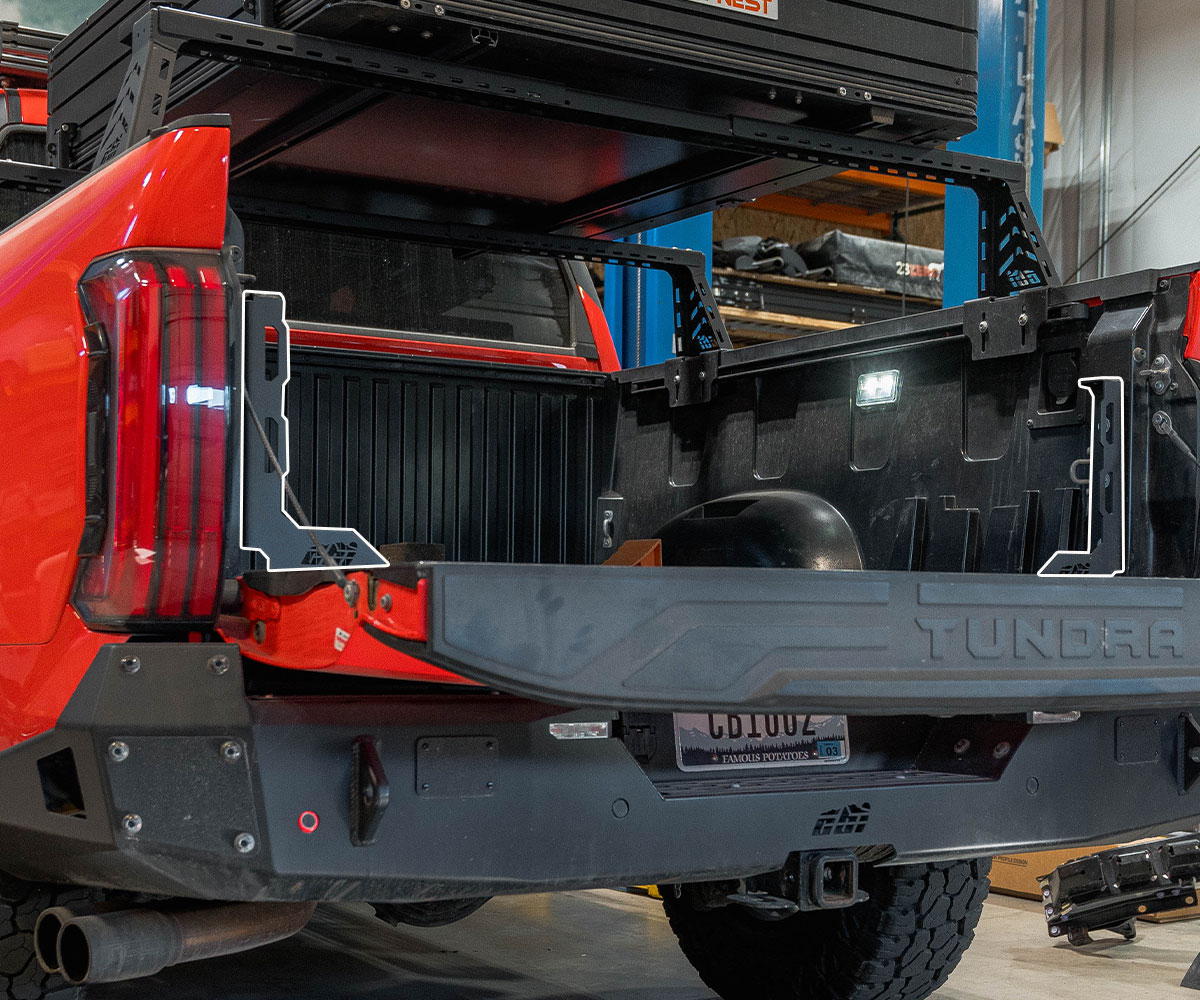 CBI Bed Stiffener Brackets - 2022+ Toyota Tundra