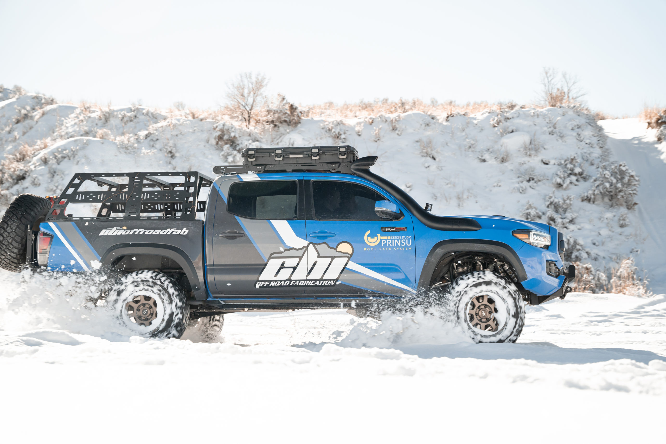 CBI Cab Height Bed Rack - 2024+ Toyota Tacoma