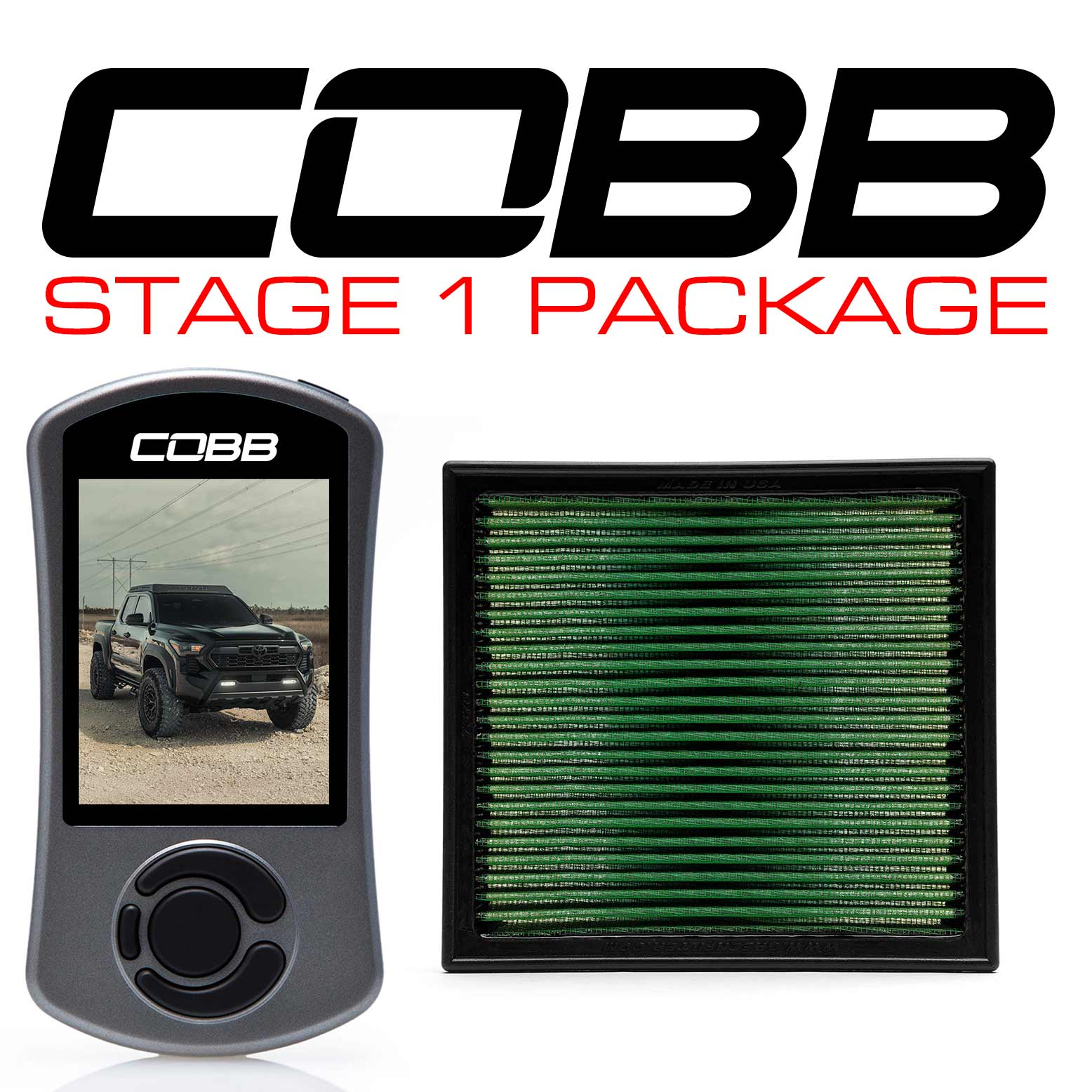 COBB Tuning Stage 1 Power Package for Toyota Tacoma 2024+