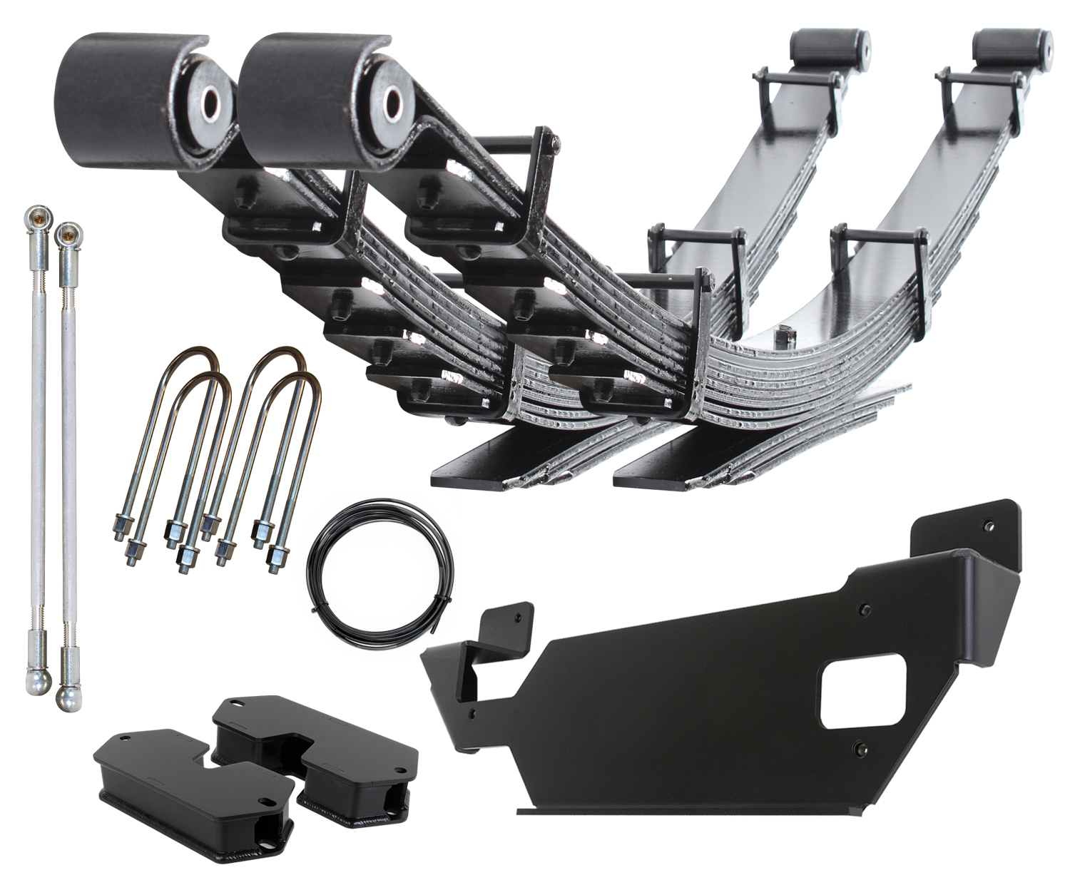 Carli Suspension 2013+ Ram 3500 Full Progressive Leaf Spring Kit - 1" Lift