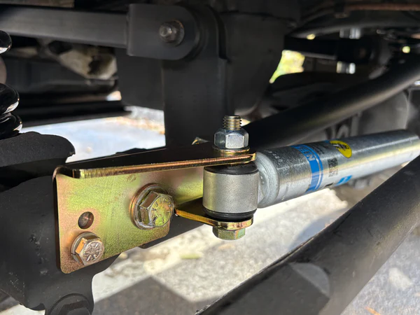 Clayton Off Road Steering Stabilizer Relocation Bracket 2007-2018+ JK/JL/JT