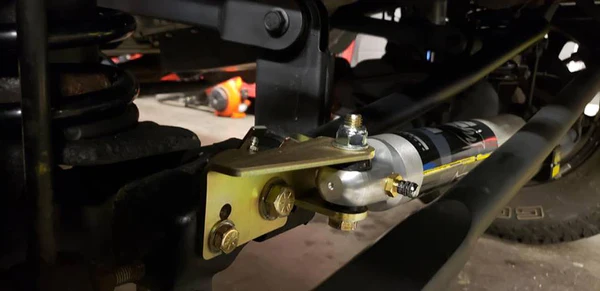 Clayton Off Road Steering Stabilizer Relocation Bracket 2007-2018+ JK/JL/JT