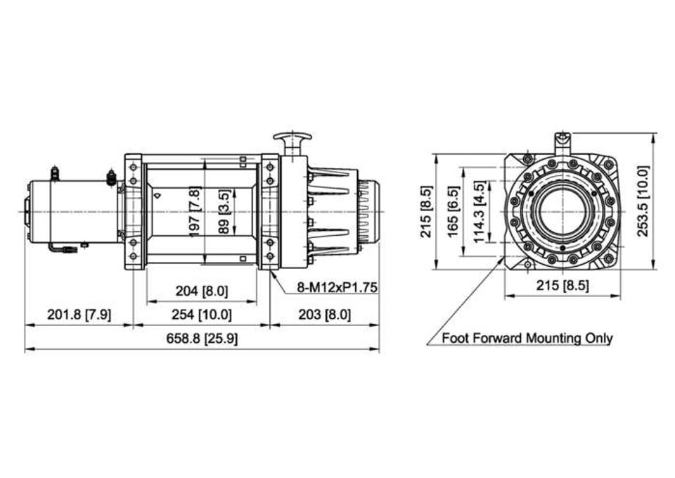 Comeup Seal Gen2 16.5RS 12v Winch W/ Synthetic Rope And Wireless Remote