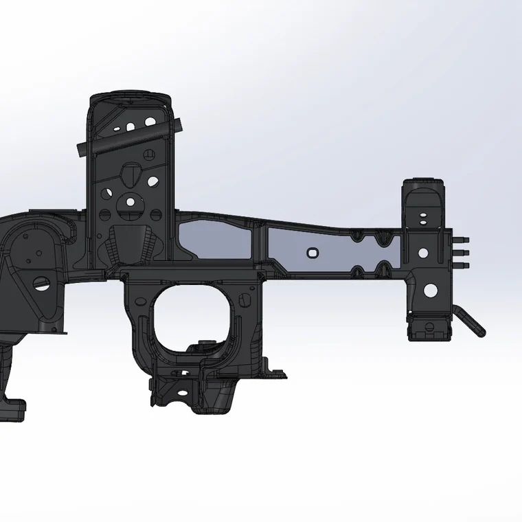 DRT Fabrication 2005-2023 Tacoma Front Frame Gussets