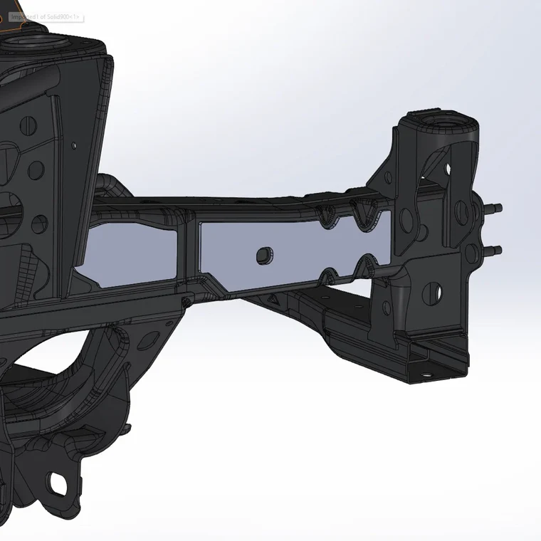 Front Fream DRT Fabrication 2005-2023 Tacoma Front Frame Gussets – KRAVE Automotive