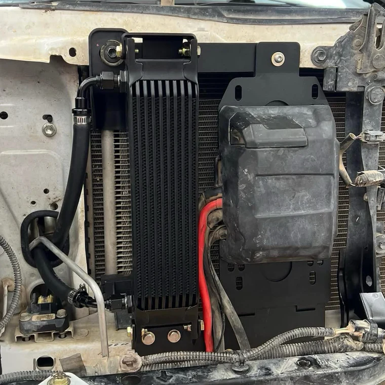 DRT Fabrication 2016-2023 Tacoma Power Steering Cooler & Winch Relocation Kit