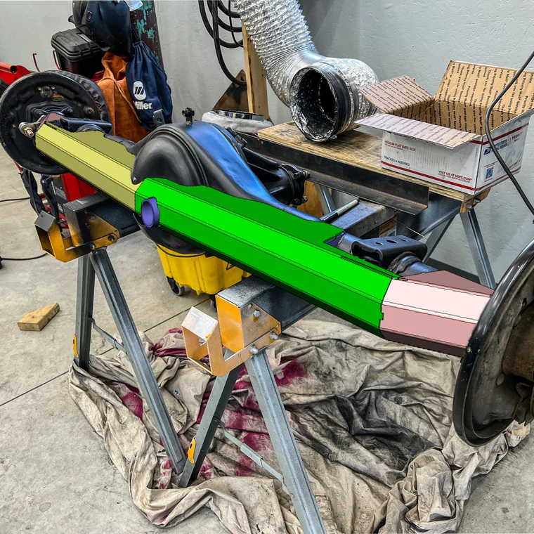 DRT Fabrication 2016-2023 Tacoma TRD Pro/Off-Road 8.75" Axle Truss