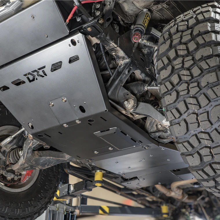 DRT Fabrication Cross Member Delete & Skid Plate Kit for 2005-2023 Toyota Tacoma